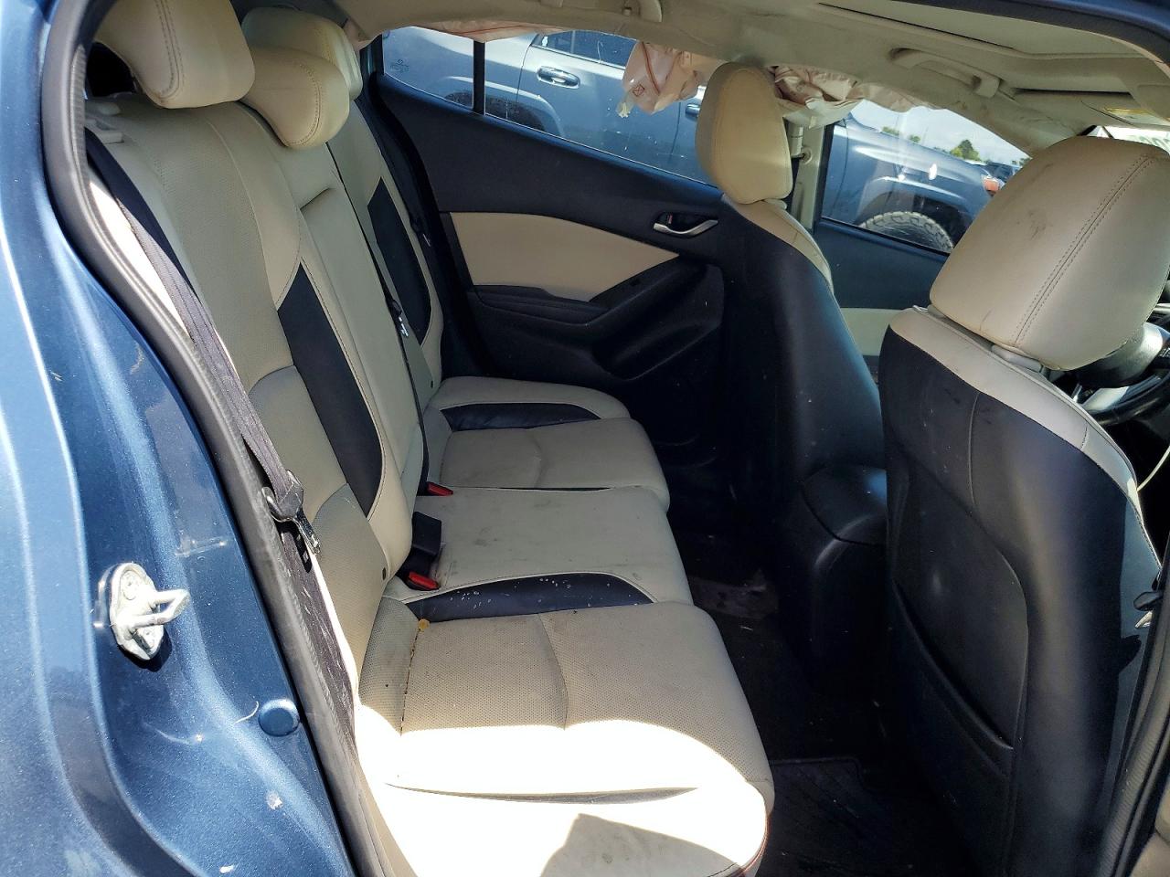2015 Mazda 3 Grand Touring Blue vin: JM1BM1M31F1248073