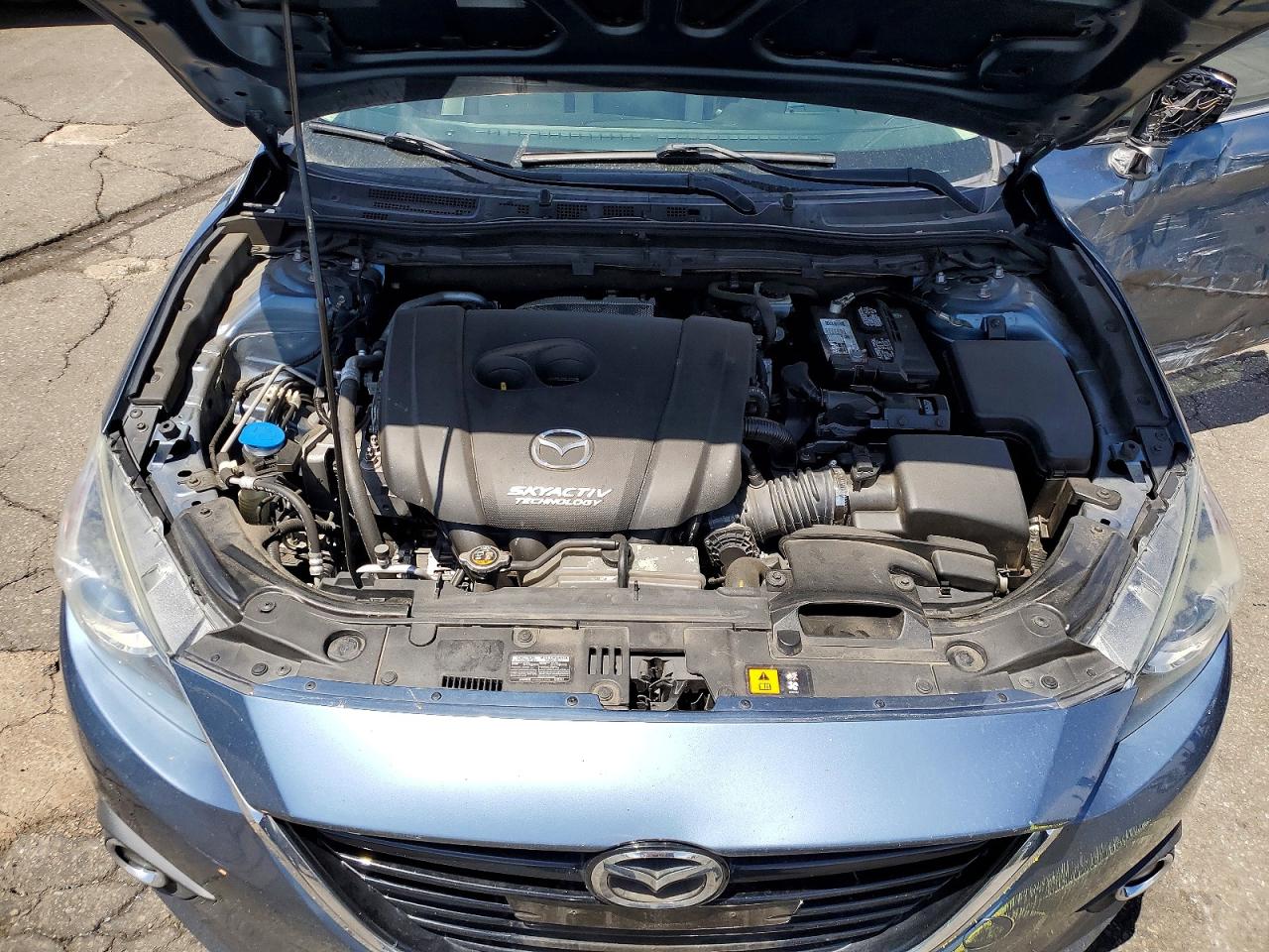 2015 Mazda 3 Grand Touring Blue vin: JM1BM1M31F1248073