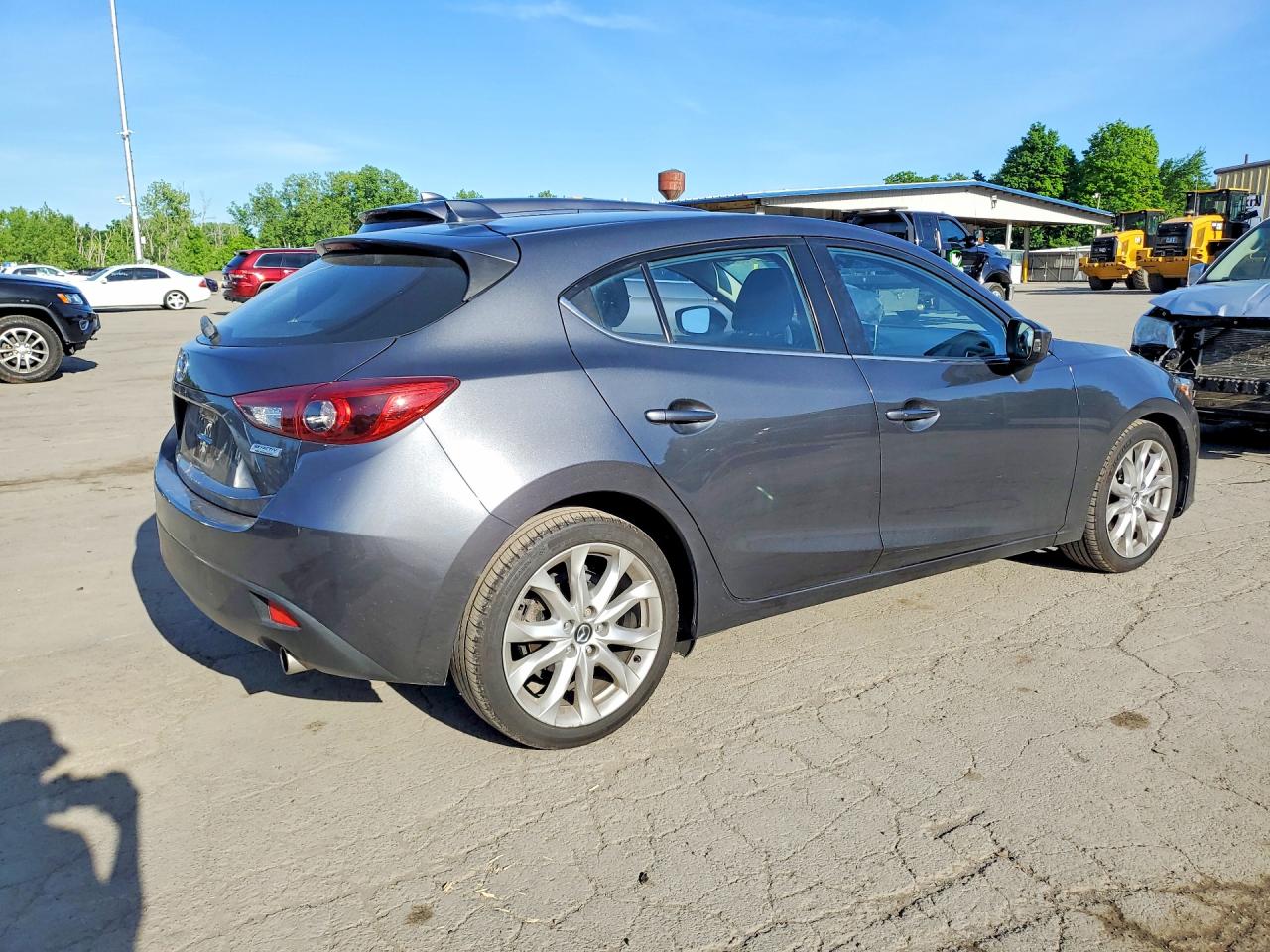 2015 Mazda 3 Grand Touring Gray vin: JM1BM1M31F1259378