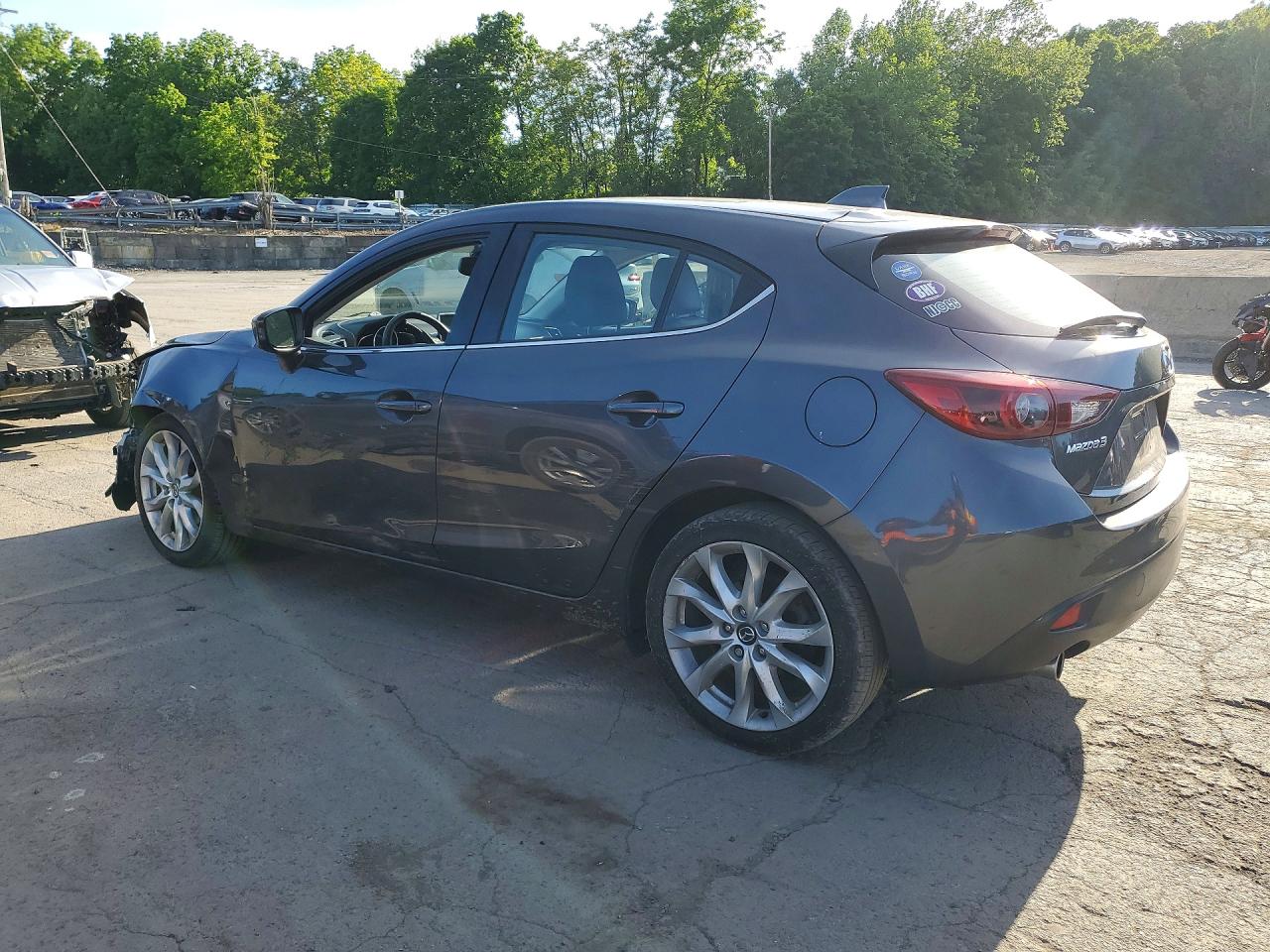 2015 Mazda 3 Grand Touring Gray vin: JM1BM1M31F1259378