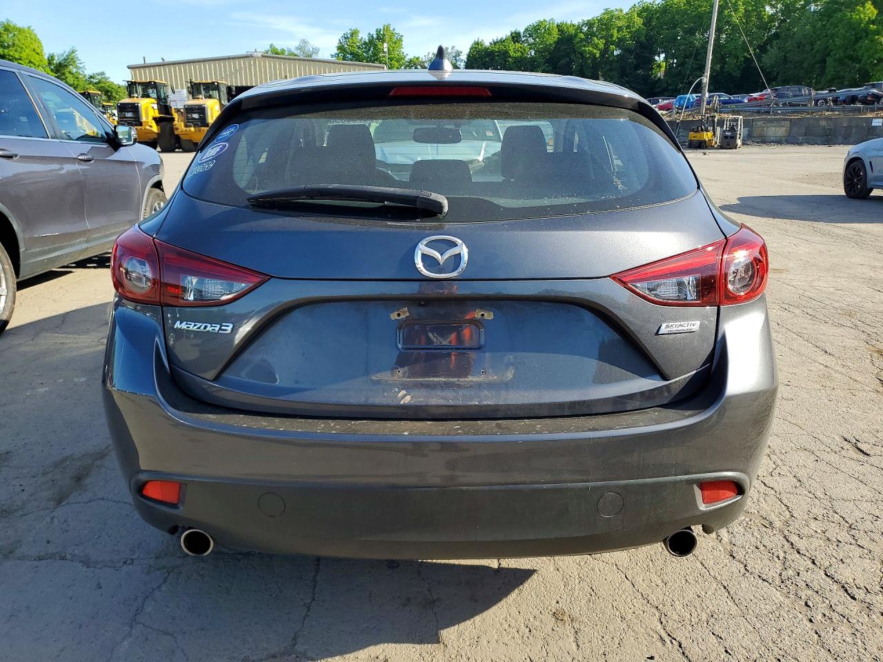 2015 Mazda 3 Grand Touring Gray vin: JM1BM1M31F1259378