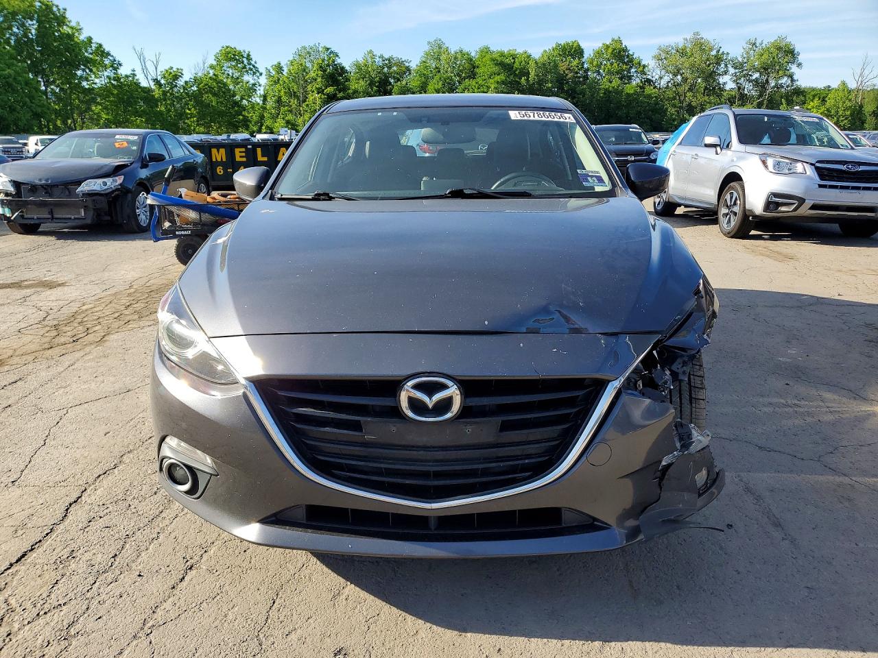 2015 Mazda 3 Grand Touring Gray vin: JM1BM1M31F1259378
