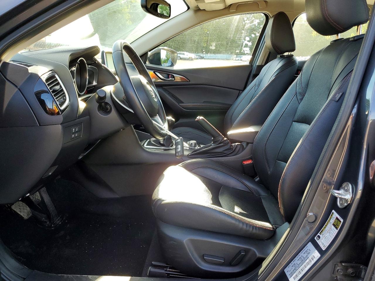 2015 Mazda 3 Grand Touring Gray vin: JM1BM1M31F1259378