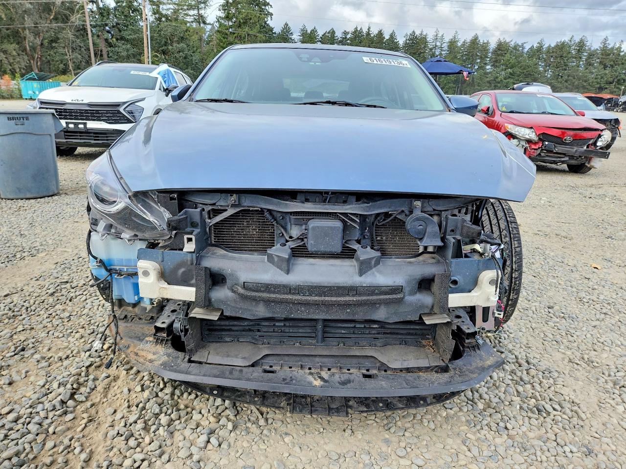 2014 Mazda 3 Grand Touring Blue vin: JM1BM1M33E1150905