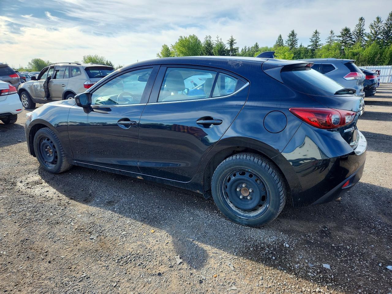 2015 Mazda 3 Grand Touring Black vin: JM1BM1M33F1258670