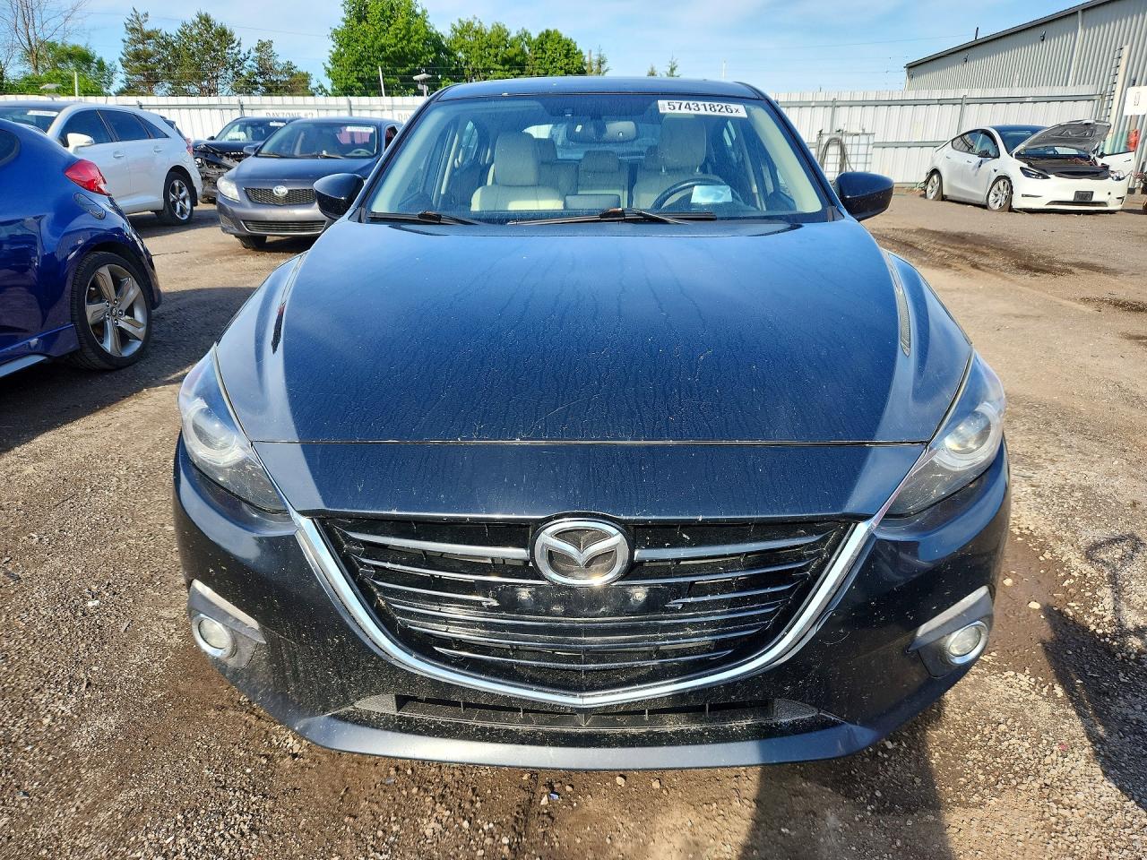 2015 Mazda 3 Grand Touring Black vin: JM1BM1M33F1258670