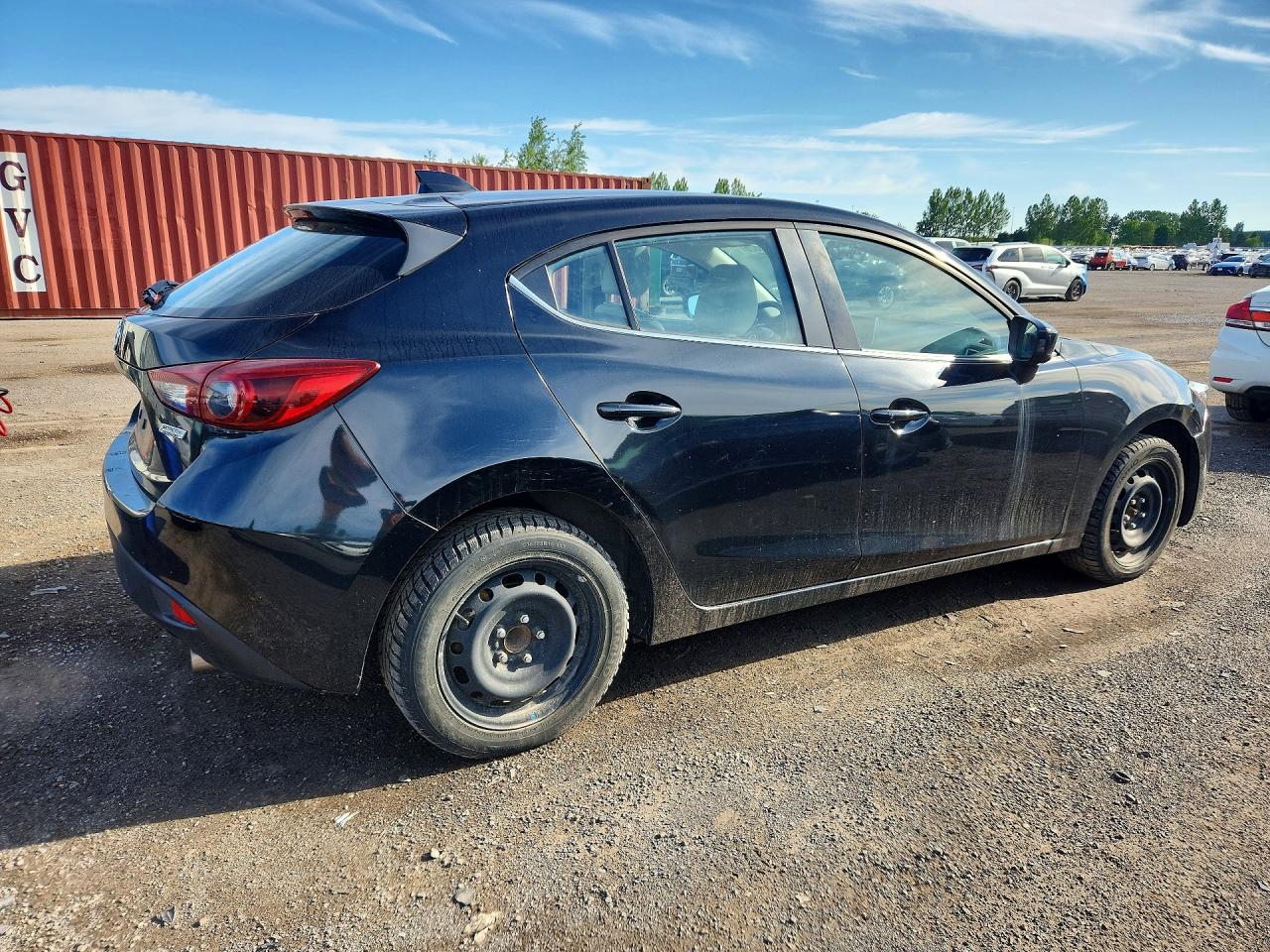 2015 Mazda 3 Grand Touring Black vin: JM1BM1M33F1258670