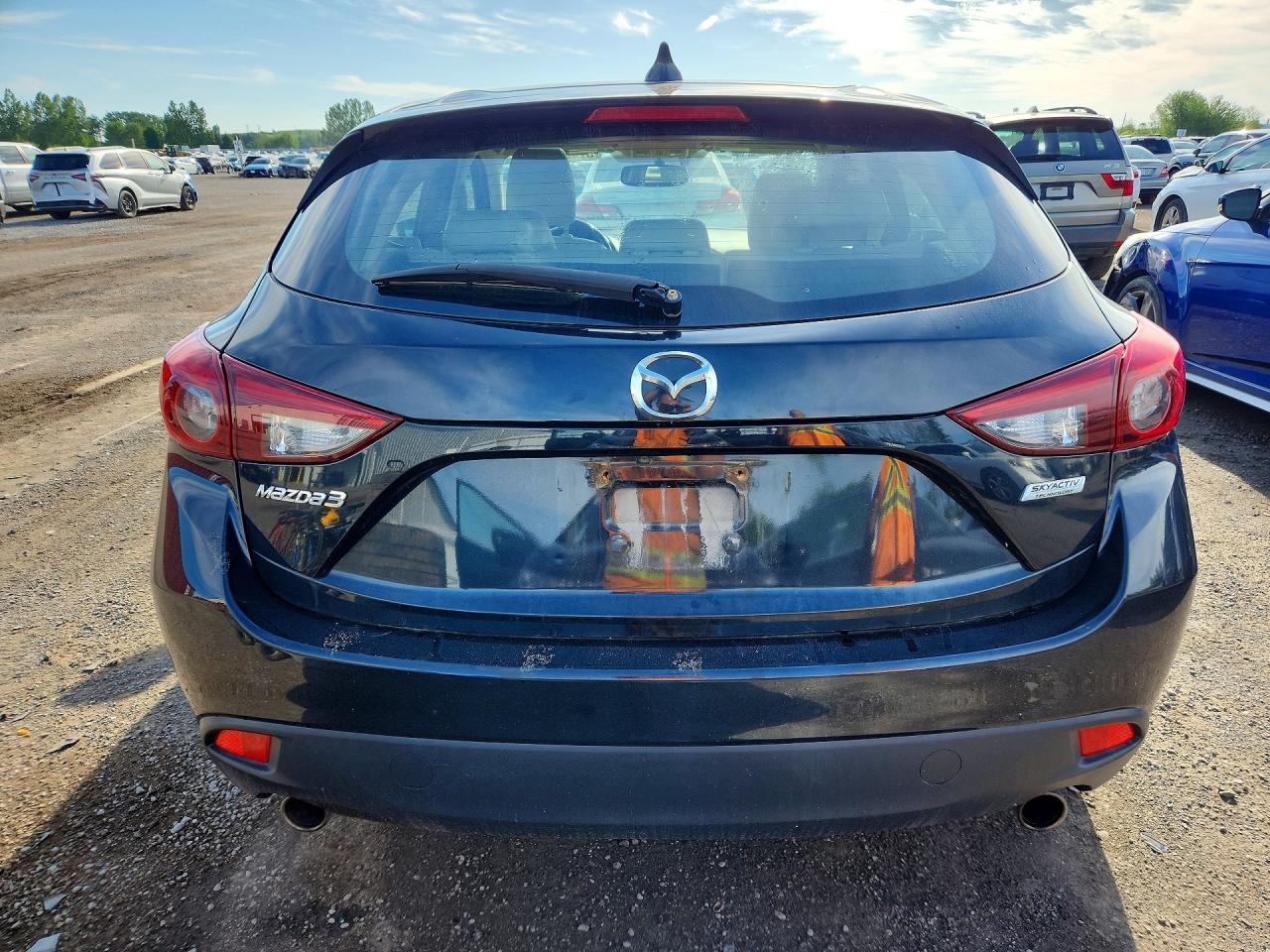 2015 Mazda 3 Grand Touring Black vin: JM1BM1M33F1258670