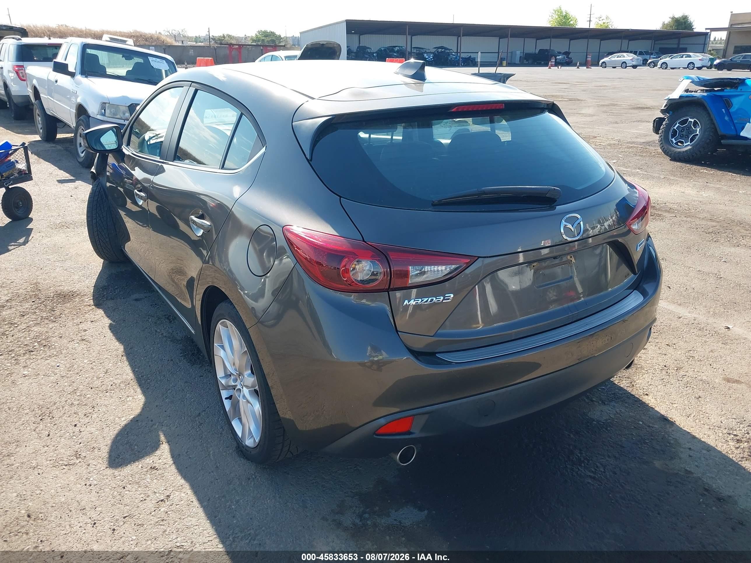 2014 Mazda Mazda3 S Grand Touring Brown vin: JM1BM1M34E1201070