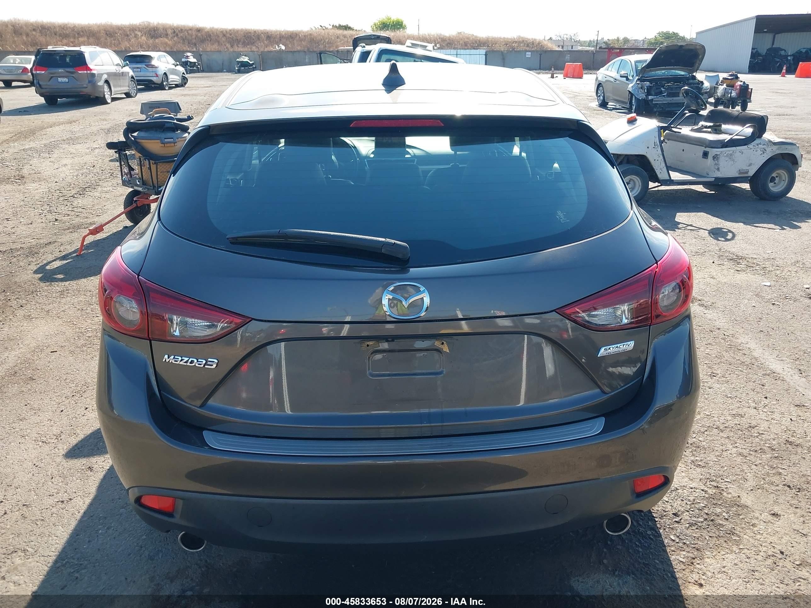 2014 Mazda Mazda3 S Grand Touring Brown vin: JM1BM1M34E1201070