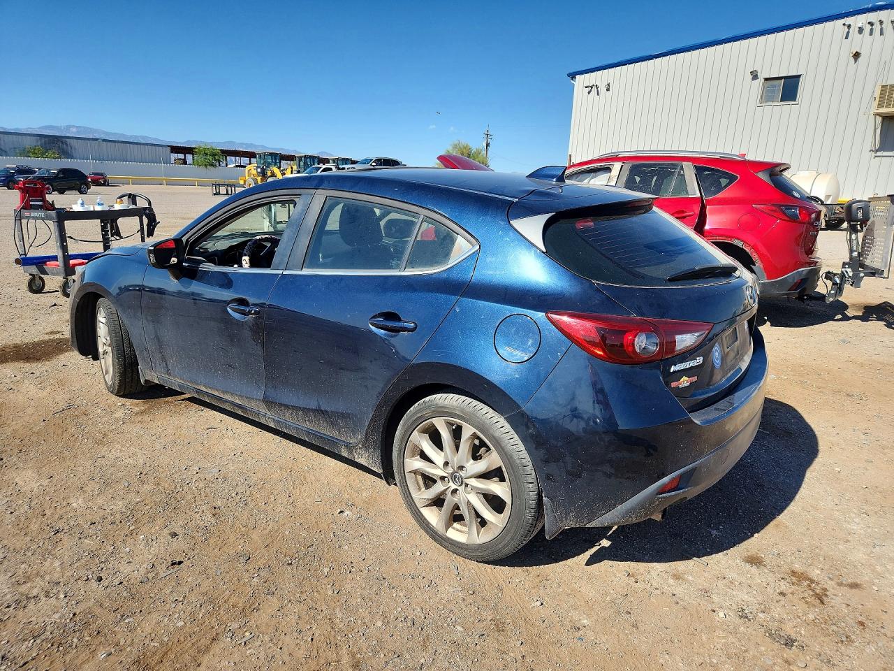 2014 Mazda 3 Grand Touring Blue vin: JM1BM1M34E1216121