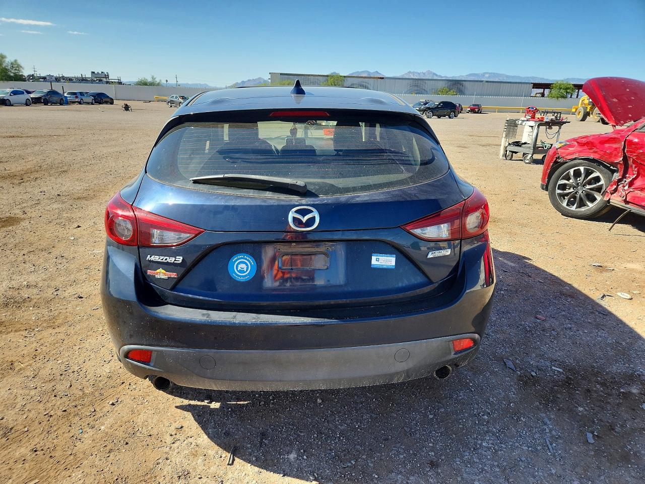 2014 Mazda 3 Grand Touring Blue vin: JM1BM1M34E1216121