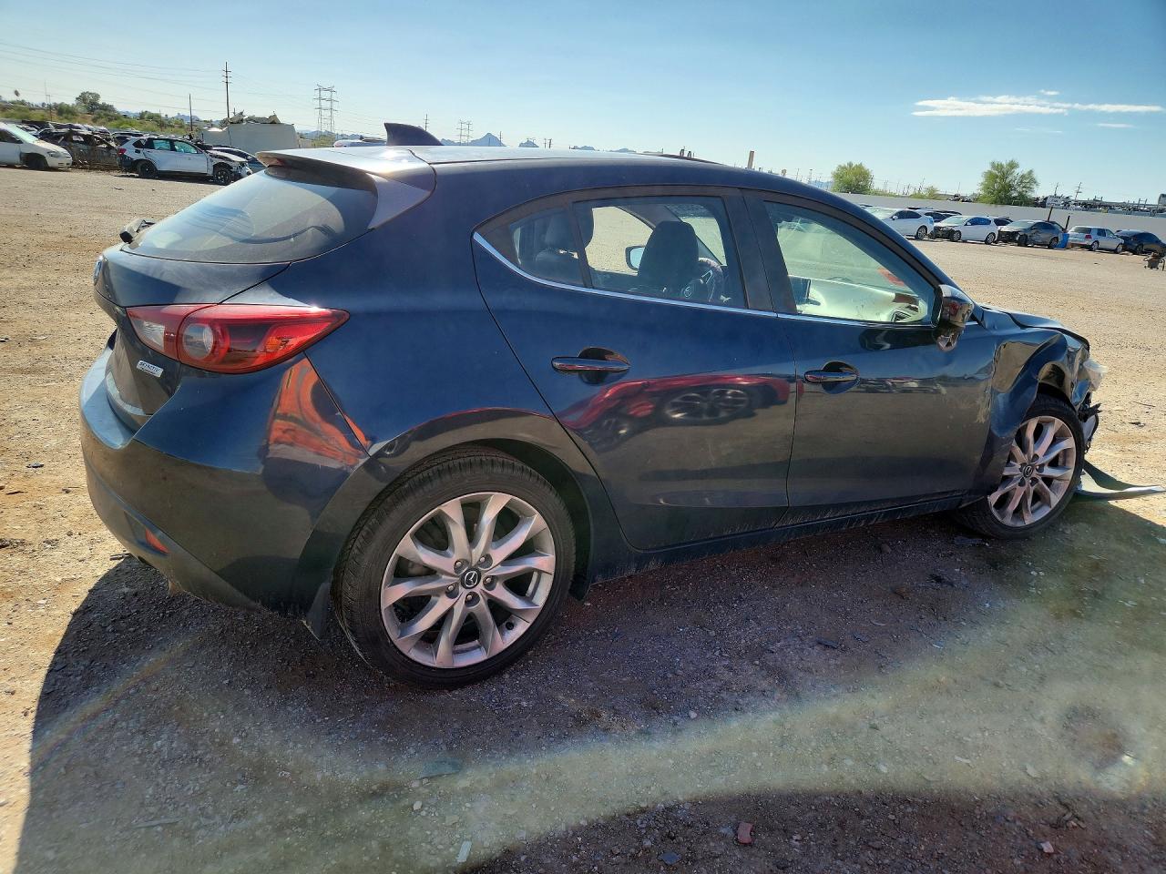 2014 Mazda 3 Grand Touring Blue vin: JM1BM1M34E1216121