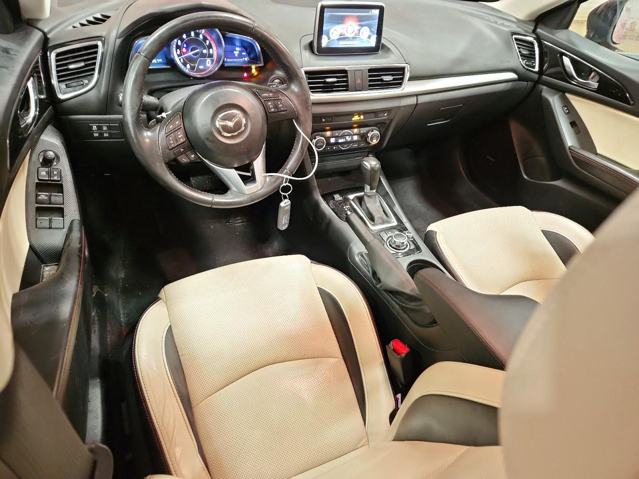 2015 Mazda 3 Grand Touring Red vin: JM1BM1M34F1228545