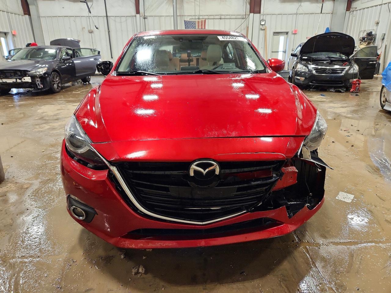 2015 Mazda 3 Grand Touring Red vin: JM1BM1M34F1228545