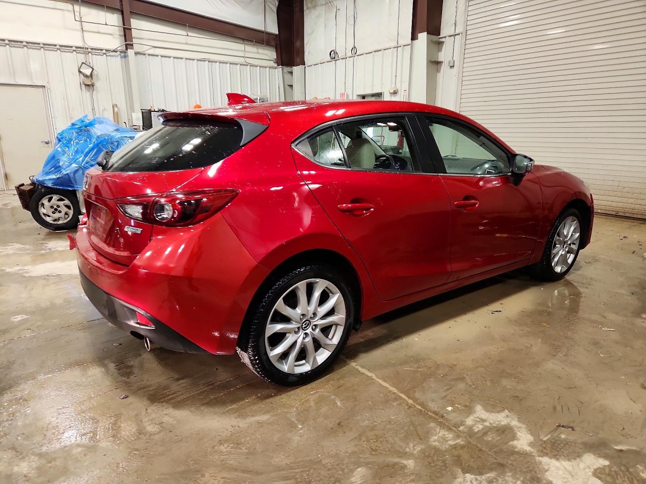 2015 Mazda 3 Grand Touring Red vin: JM1BM1M34F1228545