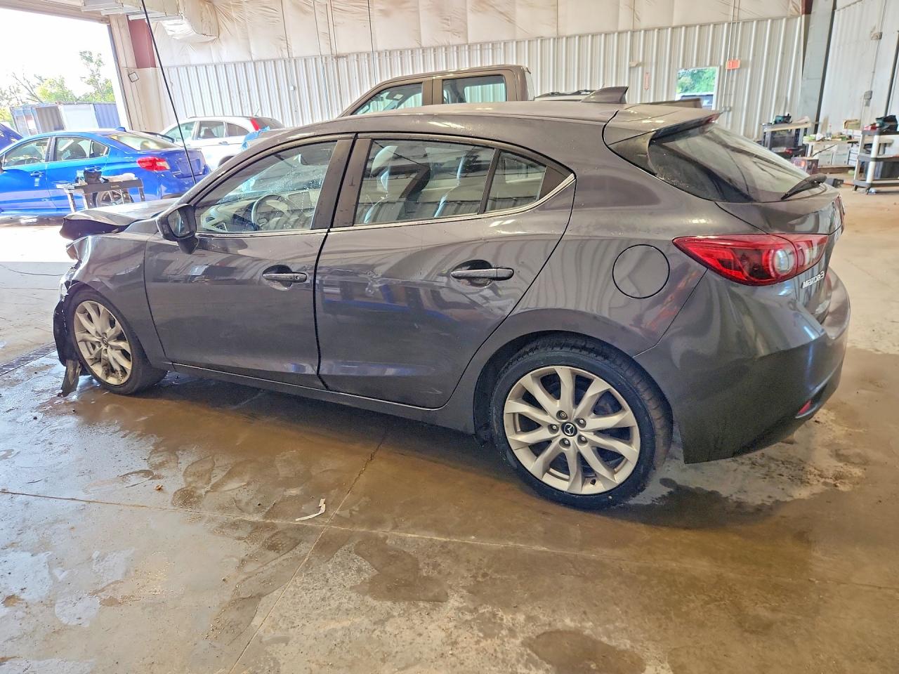 2015 Mazda 3 Grand Touring Gray vin: JM1BM1M34F1234992