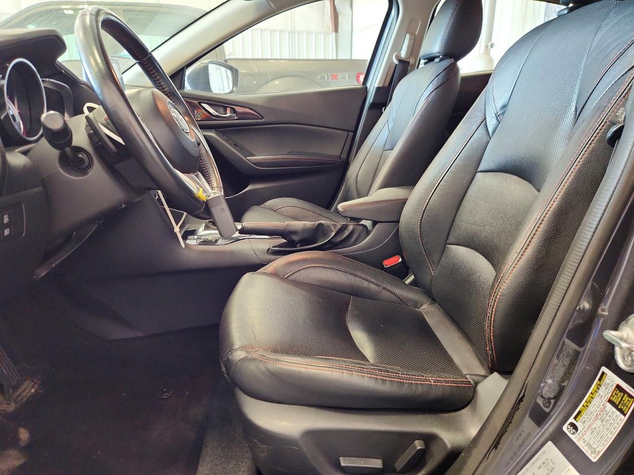 2015 Mazda 3 Grand Touring Gray vin: JM1BM1M34F1234992