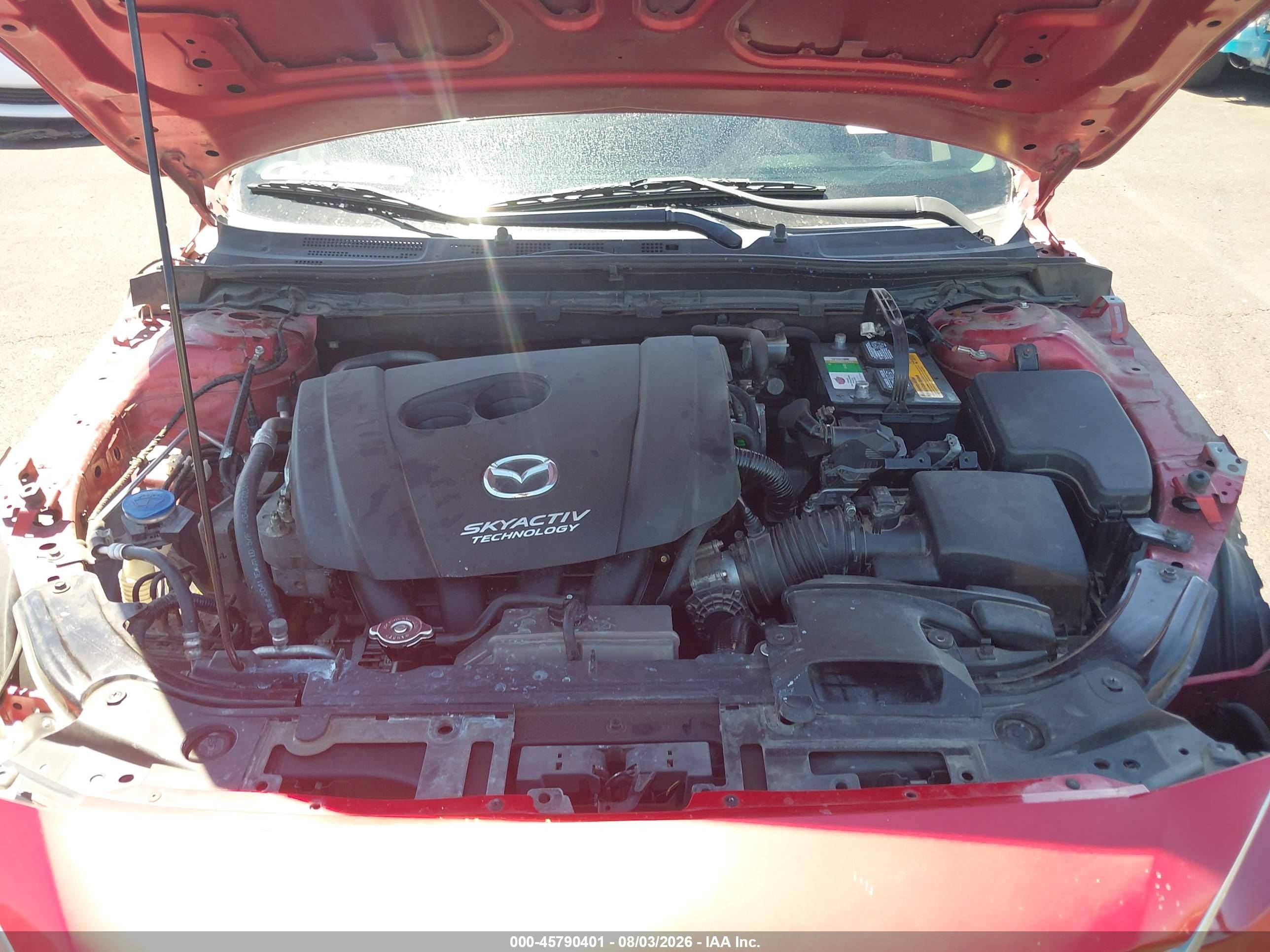 2015 Mazda Mazda3 S Grand Touring Красный vin: JM1BM1M34F1236273