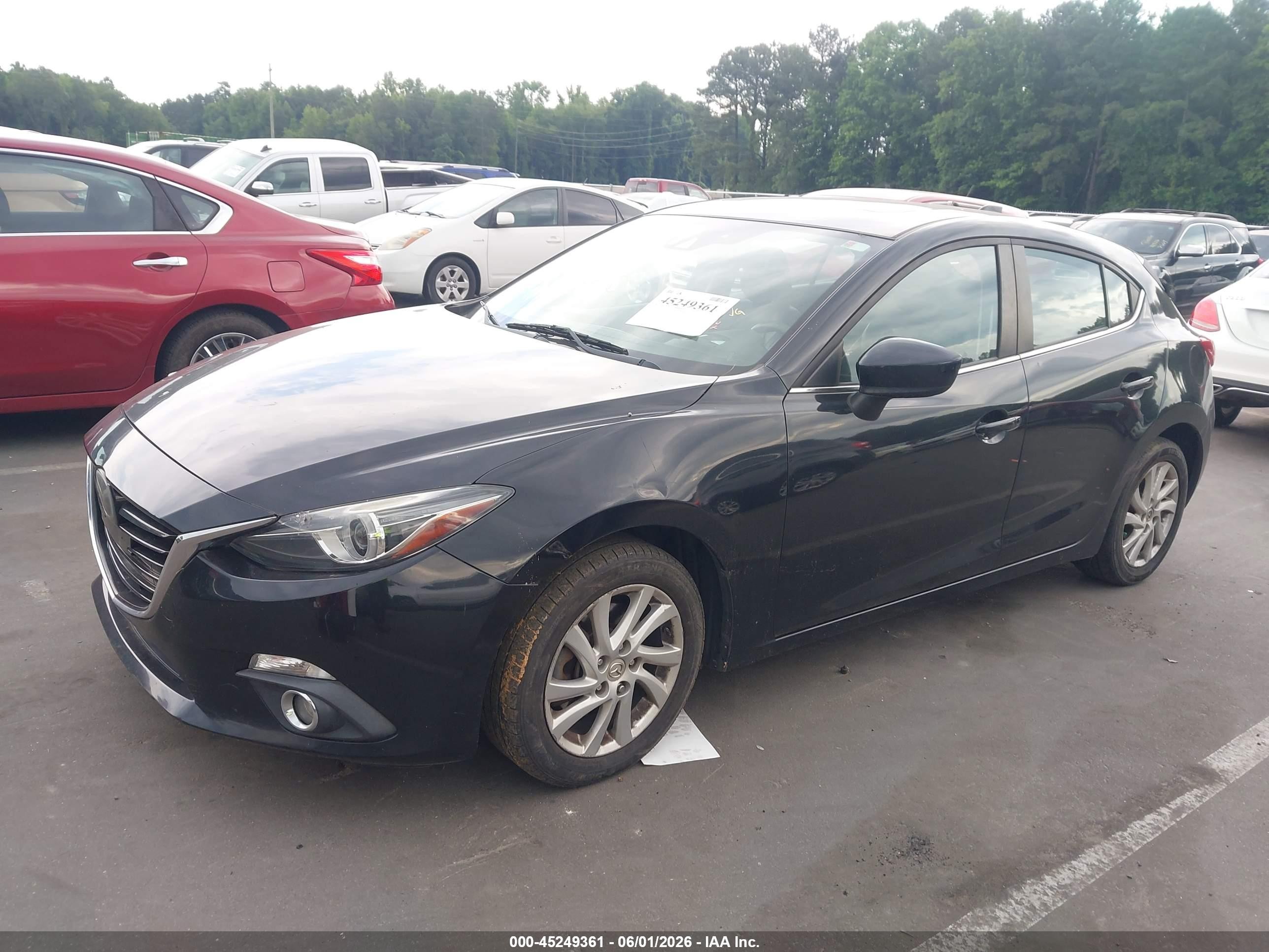 2014 Mazda Mazda3 S Grand Touring Black vin: JM1BM1M35E1185560