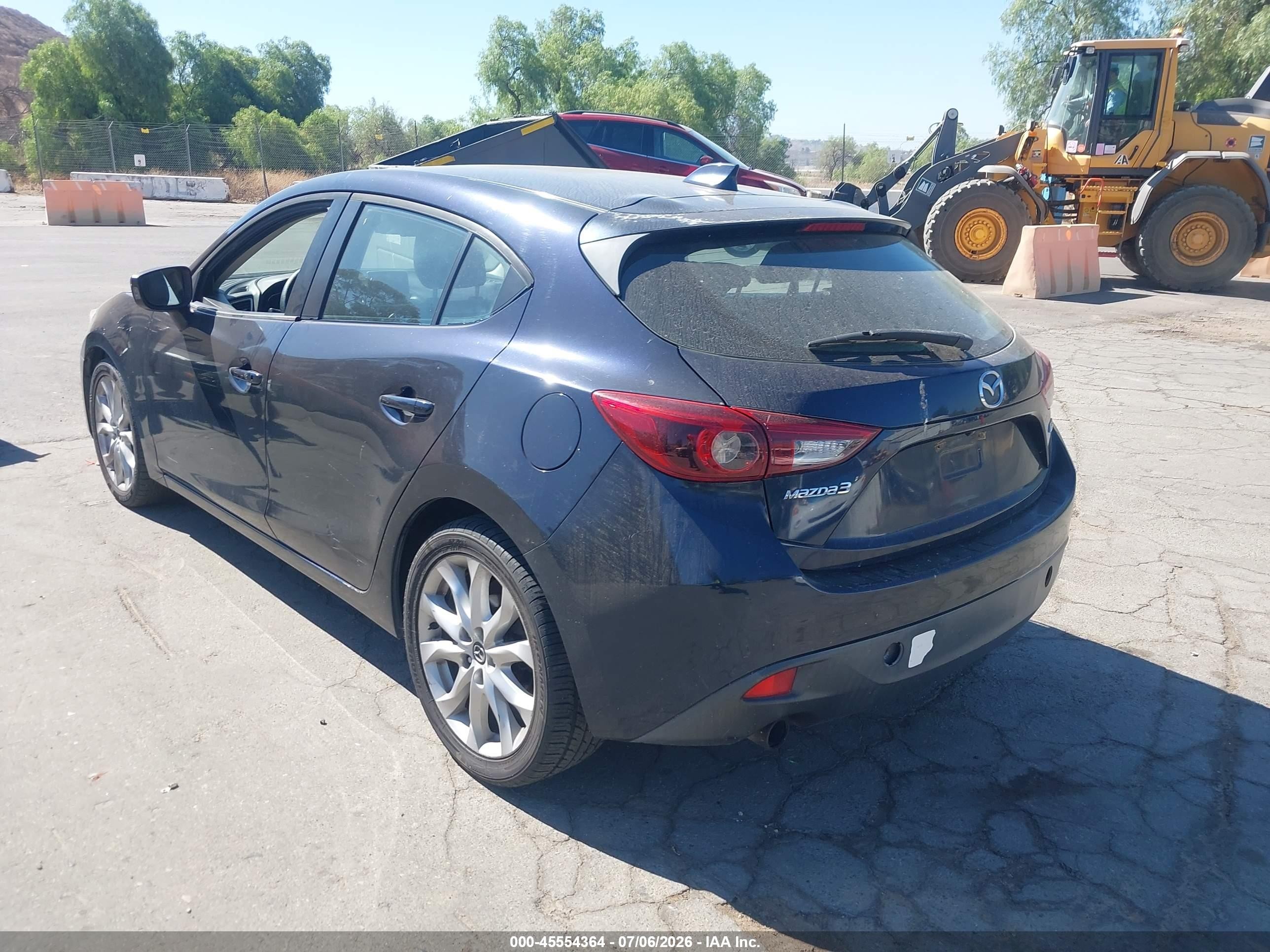 2014 Mazda Mazda3 S Grand Touring Синий vin: JM1BM1M35E1207931