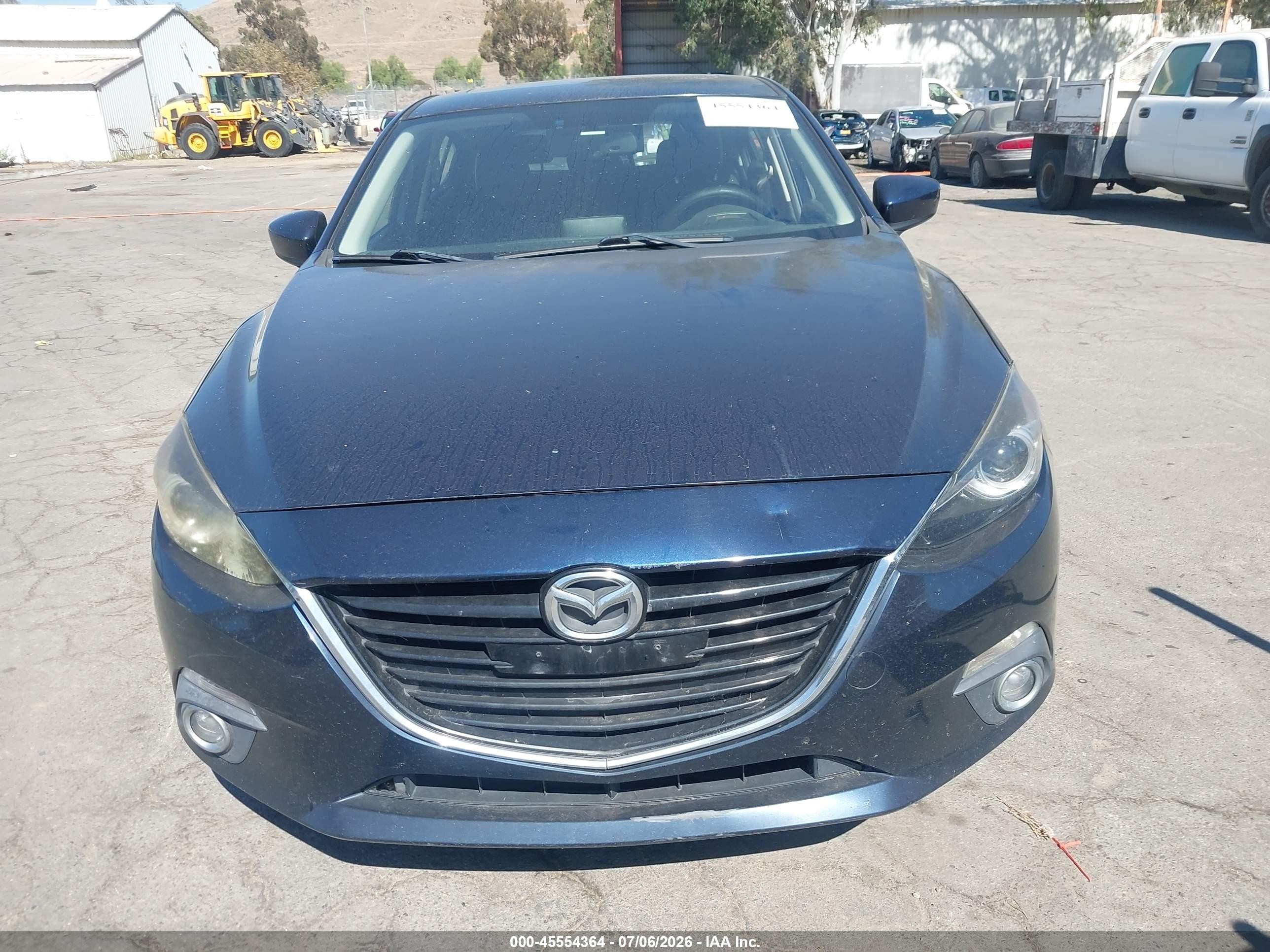 2014 Mazda Mazda3 S Grand Touring Синий vin: JM1BM1M35E1207931