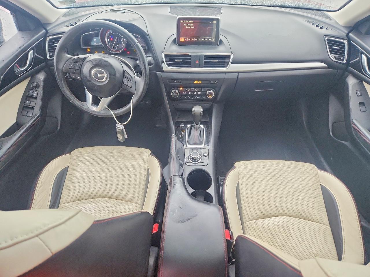 2015 Mazda 3 Grand Touring Red vin: JM1BM1M35F1219479