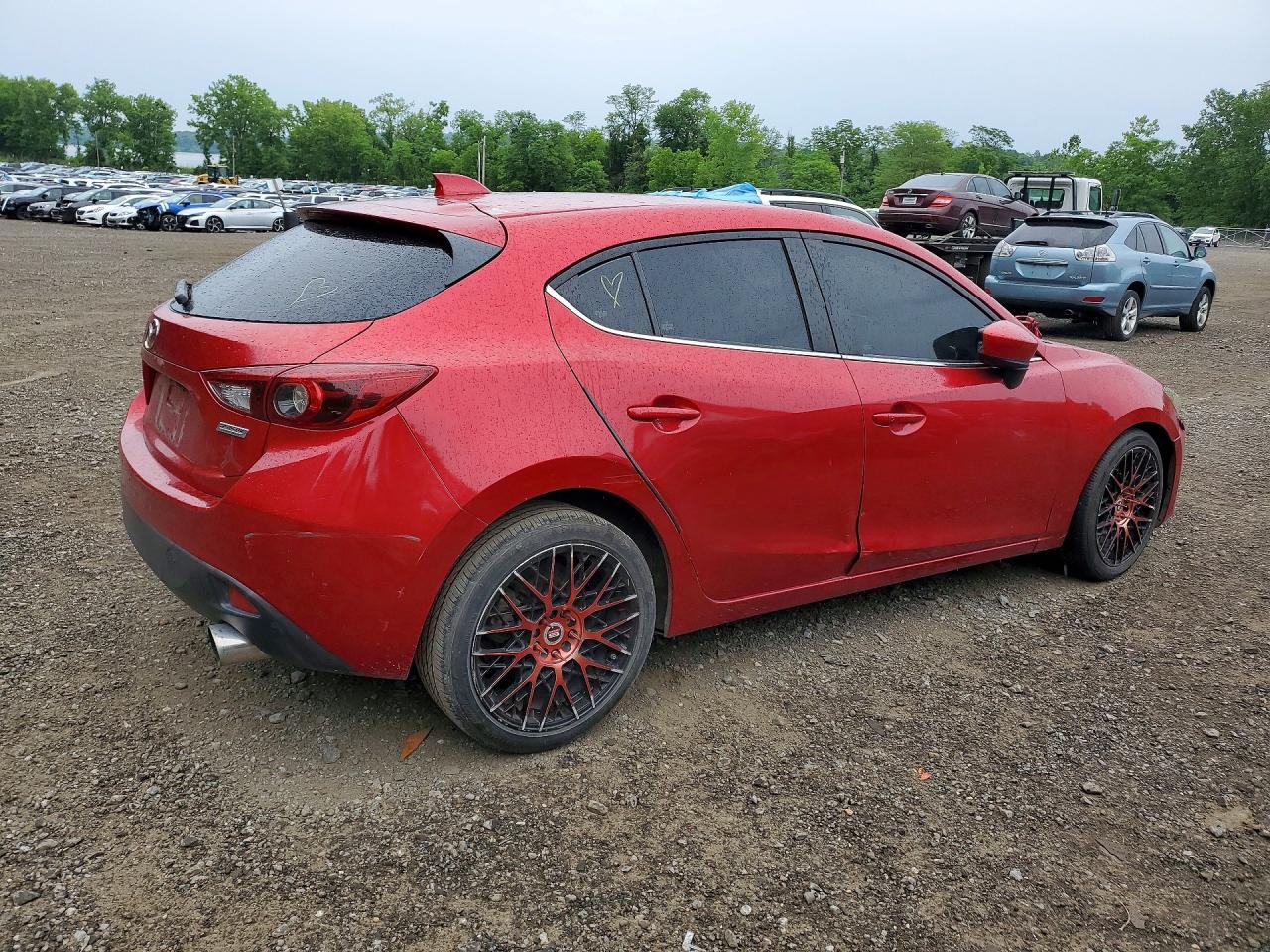 2014 Mazda 3 Grand Touring Red vin: JM1BM1M36E1102380
