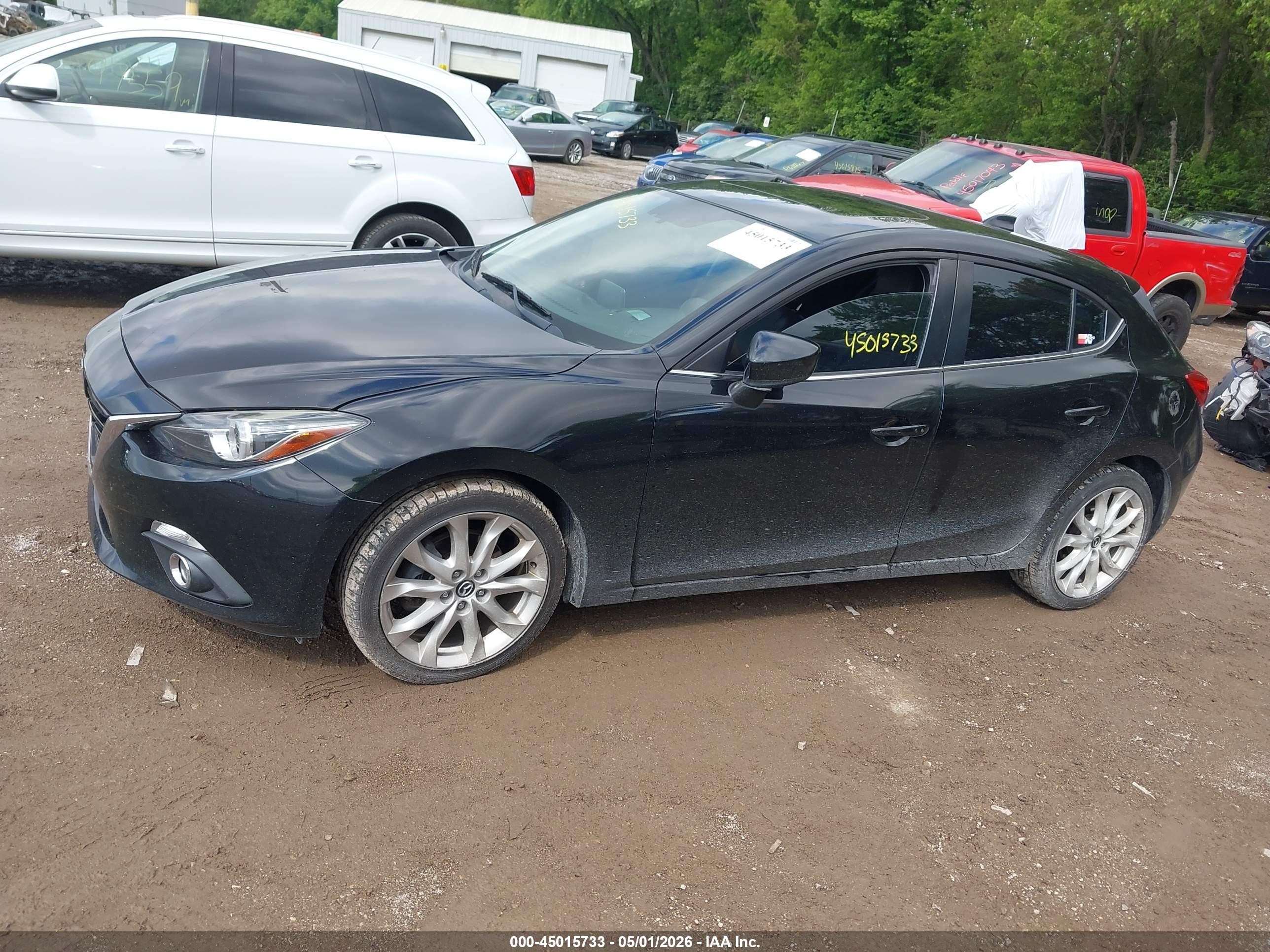 2015 Mazda Mazda3 S Grand Touring Black vin: JM1BM1M36F1223931