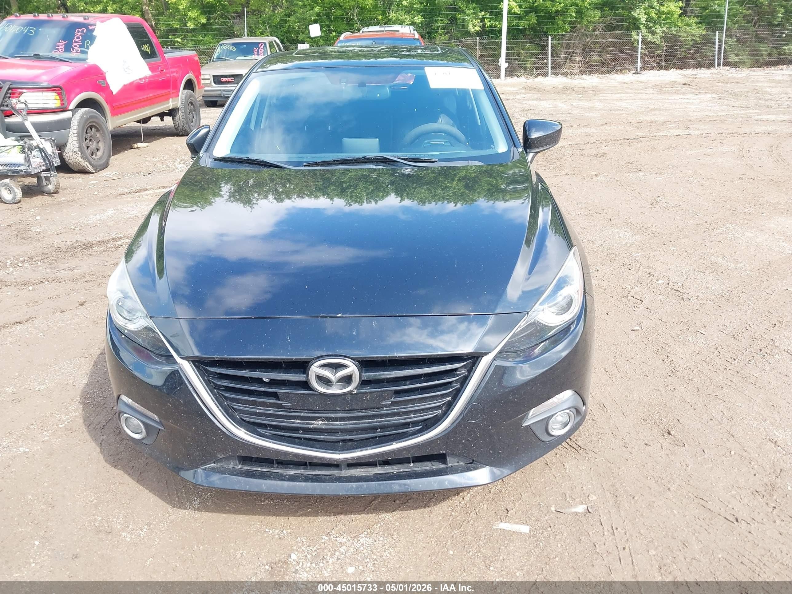 2015 Mazda Mazda3 S Grand Touring Black vin: JM1BM1M36F1223931
