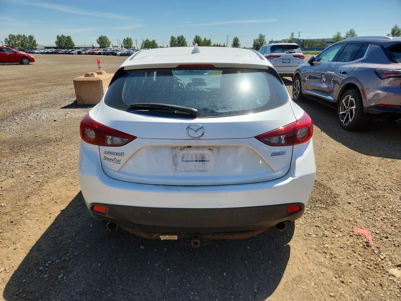 2014 Mazda 3 Grand Touring White vin: JM1BM1M37E1170008