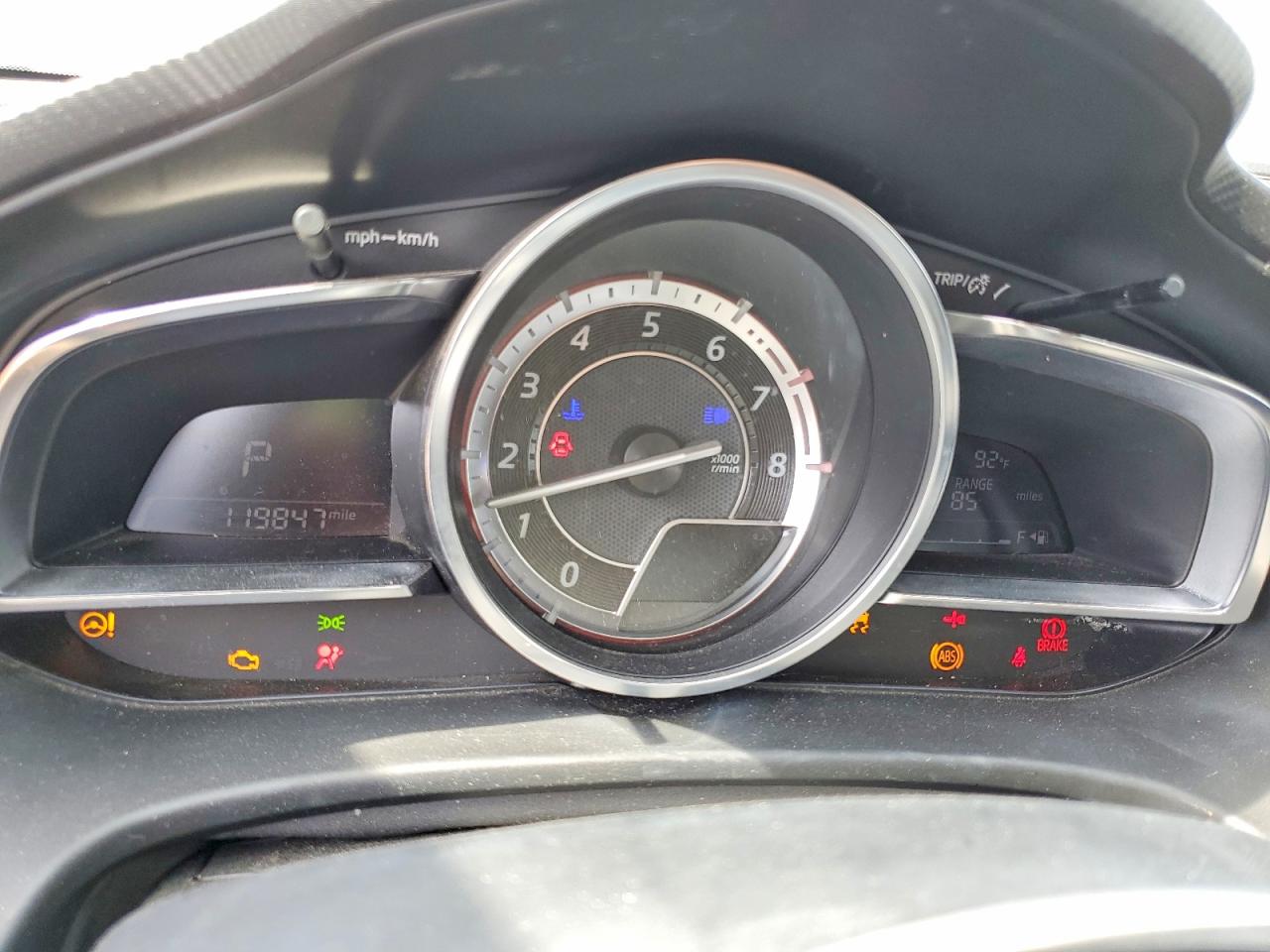 2015 Mazda 3 Grand Touring Синий vin: JM1BM1M37F1247980