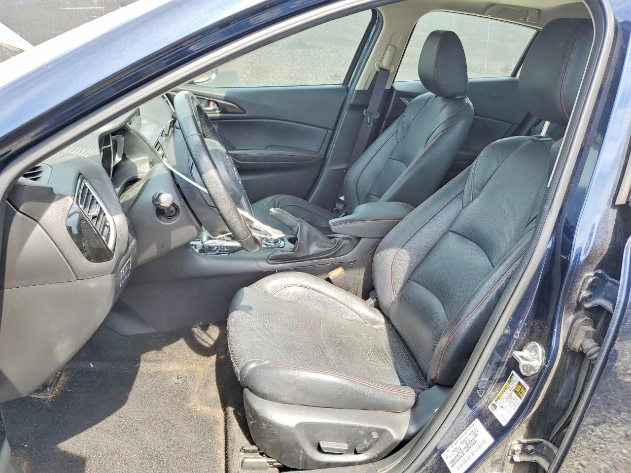 2015 Mazda 3 Grand Touring Синий vin: JM1BM1M37F1247980