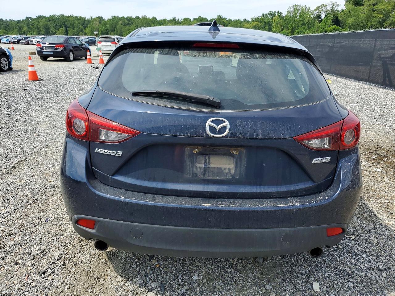 2015 Mazda 3 Grand Touring Синий vin: JM1BM1M37F1247980