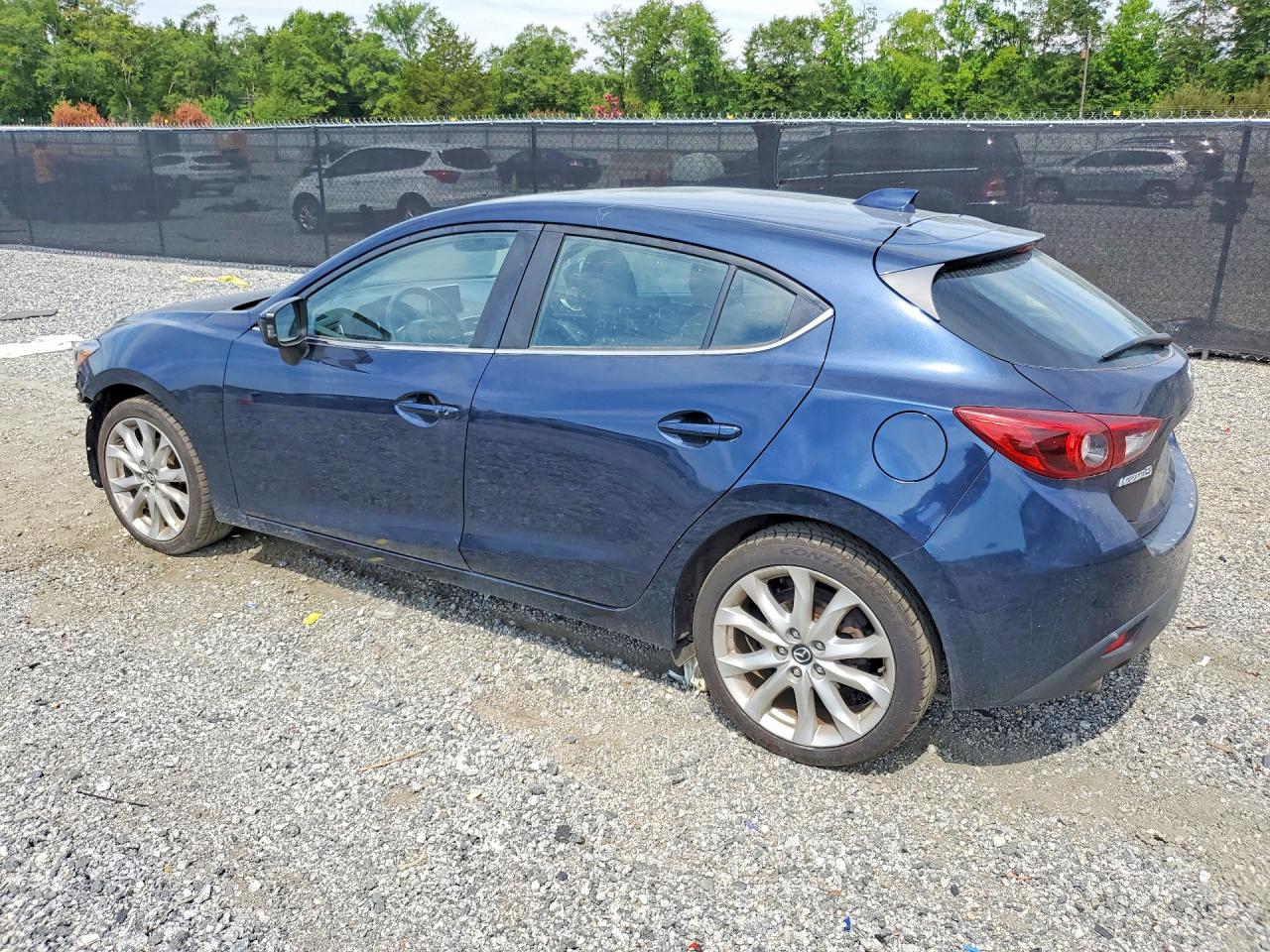 2015 Mazda 3 Grand Touring Синий vin: JM1BM1M37F1247980