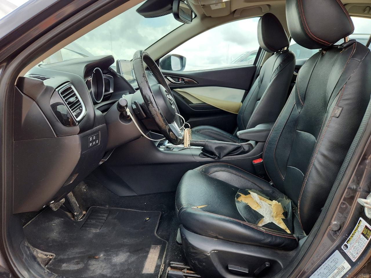 2015 Mazda 3 Grand Touring Charcoal vin: JM1BM1M38F1249284