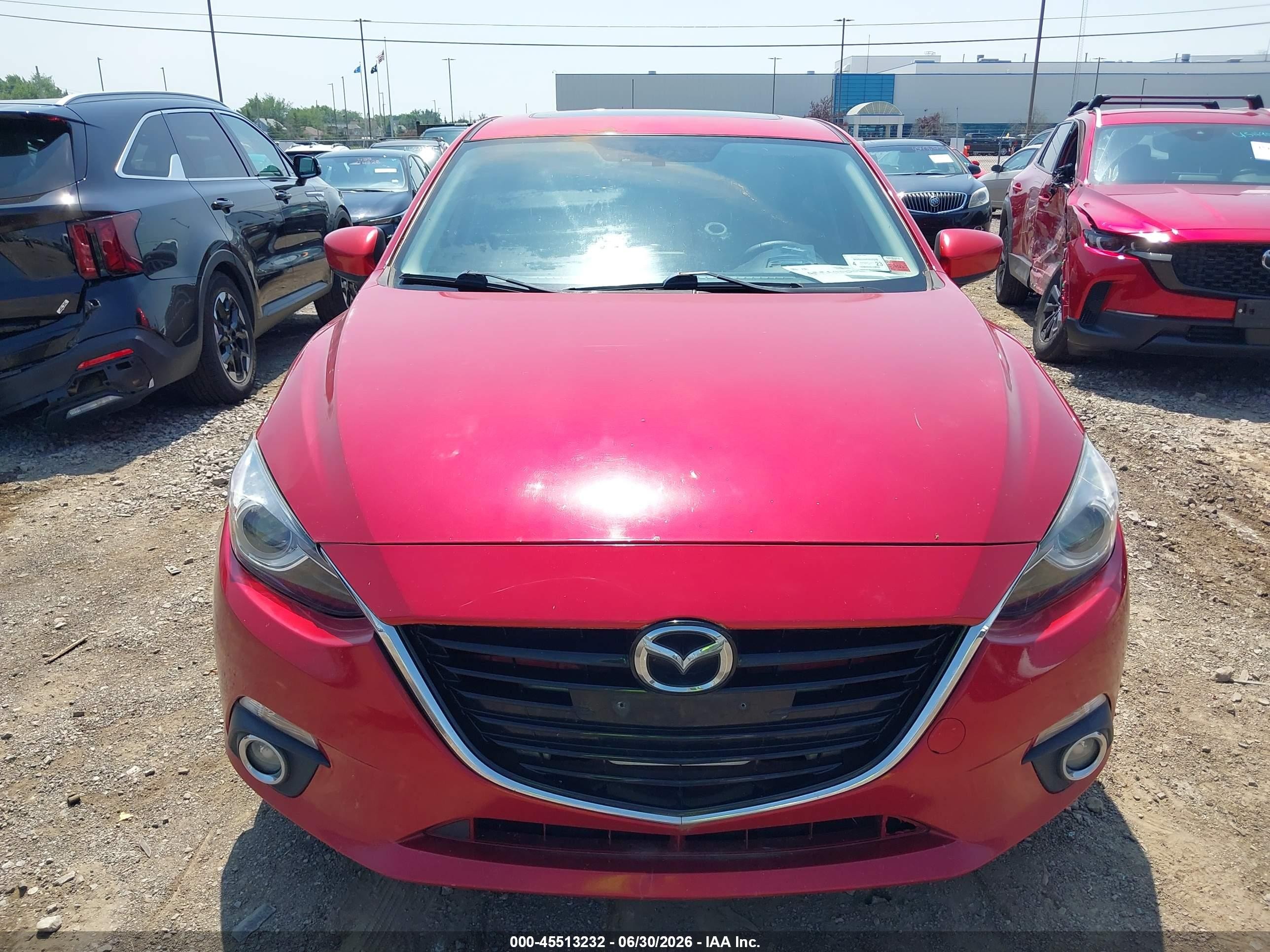 2014 Mazda Mazda3 S Grand Touring Red vin: JM1BM1M39E1102504
