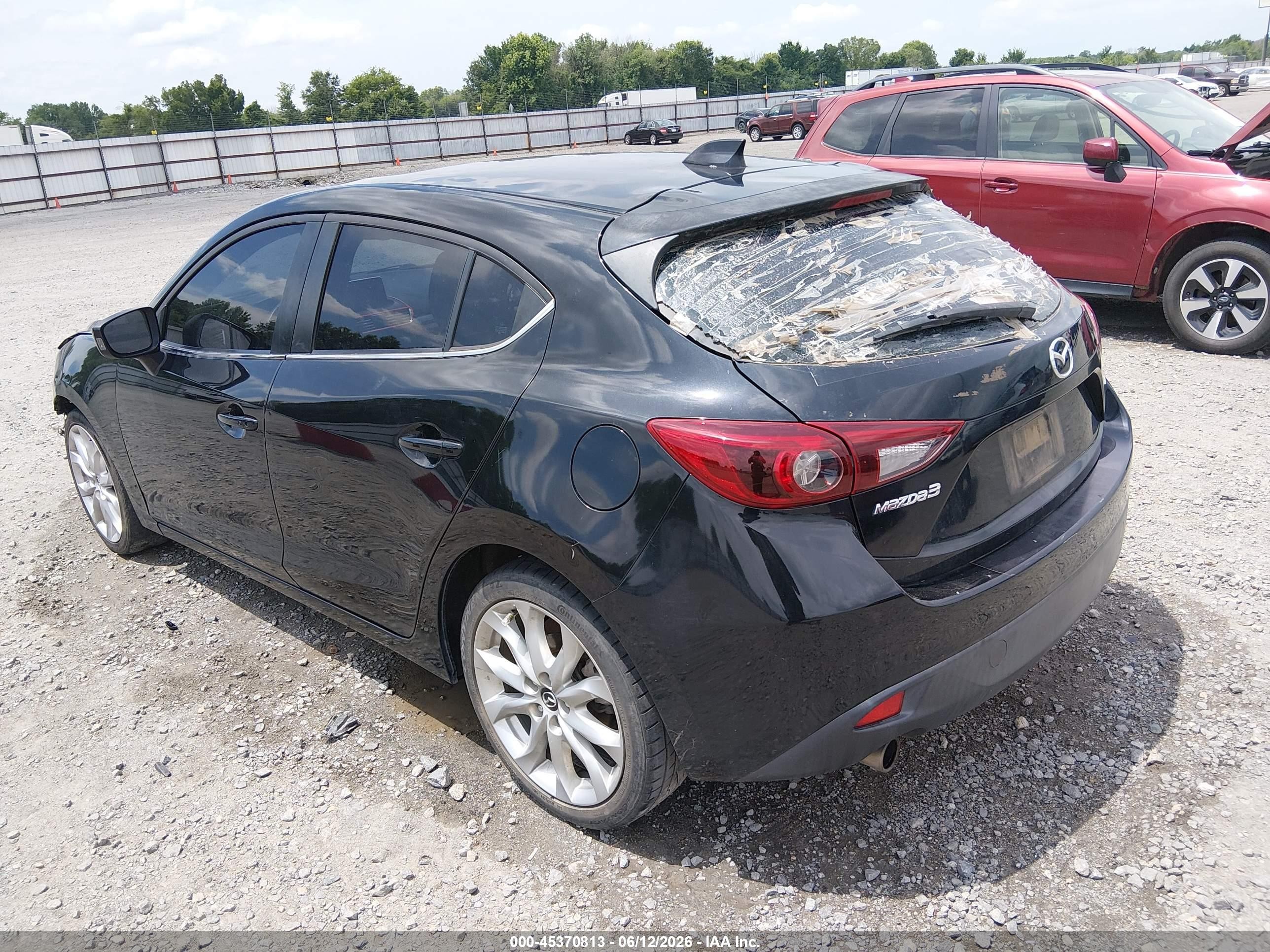 2014 Mazda Mazda3 S Grand Touring Black vin: JM1BM1M39E1102602