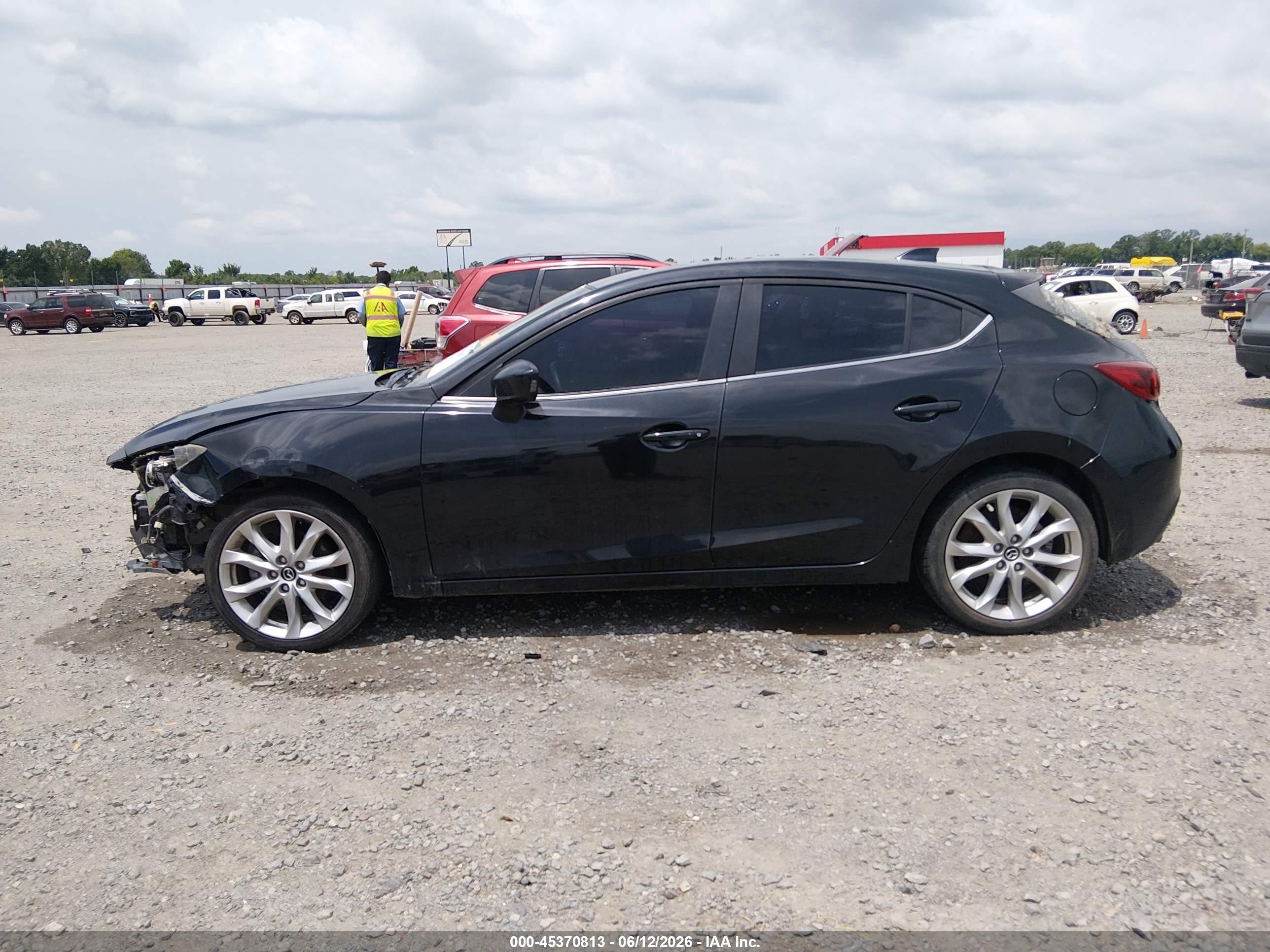 2014 Mazda Mazda3 S Grand Touring Black vin: JM1BM1M39E1102602