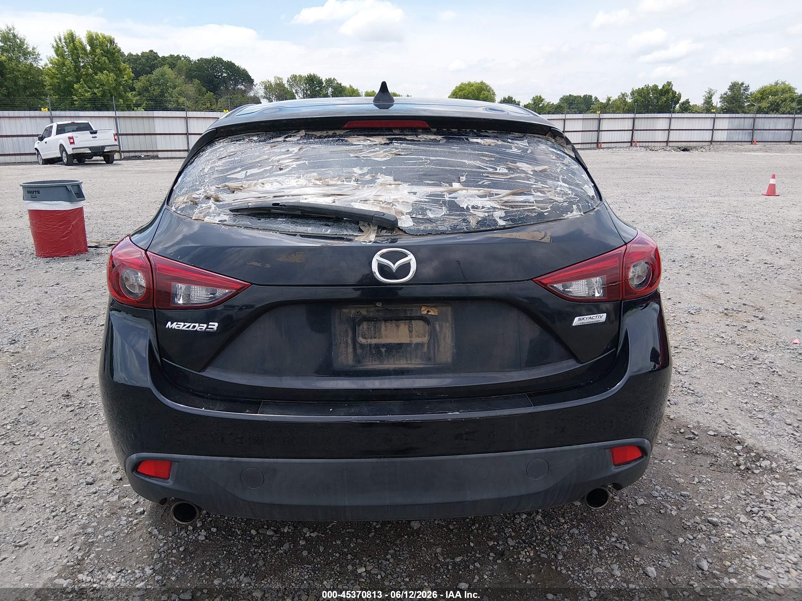 2014 Mazda Mazda3 S Grand Touring Black vin: JM1BM1M39E1102602