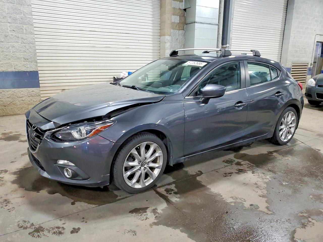 2014 Mazda 3 Grand Touring Gray vin: JM1BM1M39E1203462