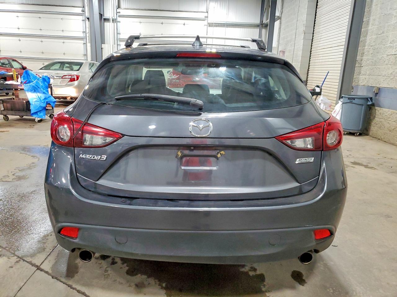 2014 Mazda 3 Grand Touring Gray vin: JM1BM1M39E1203462