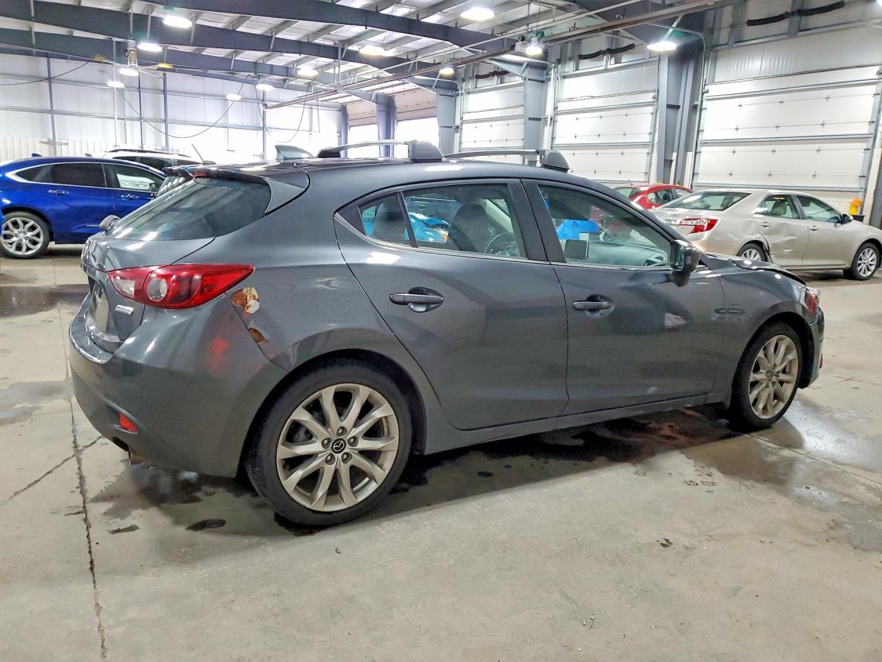 2014 Mazda 3 Grand Touring Gray vin: JM1BM1M39E1203462