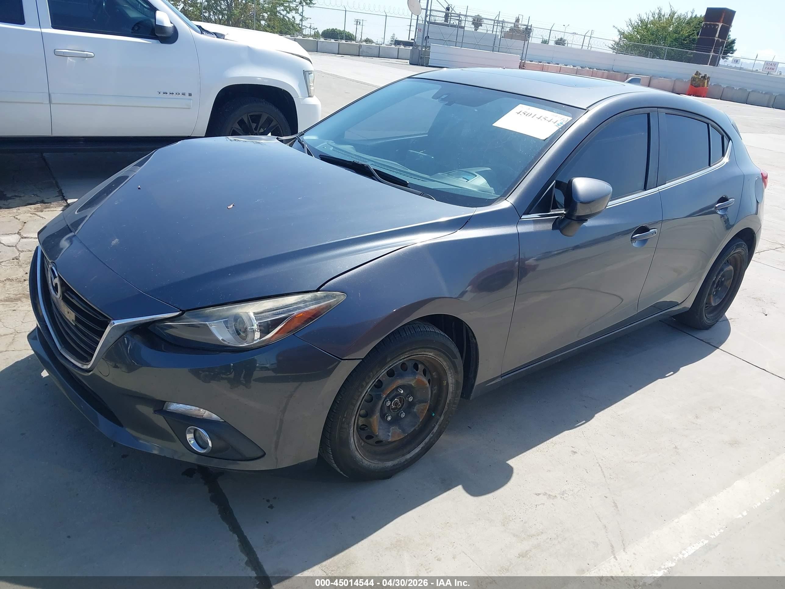 2014 Mazda Mazda3 S Grand Touring Gray vin: JM1BM1M39E1212470