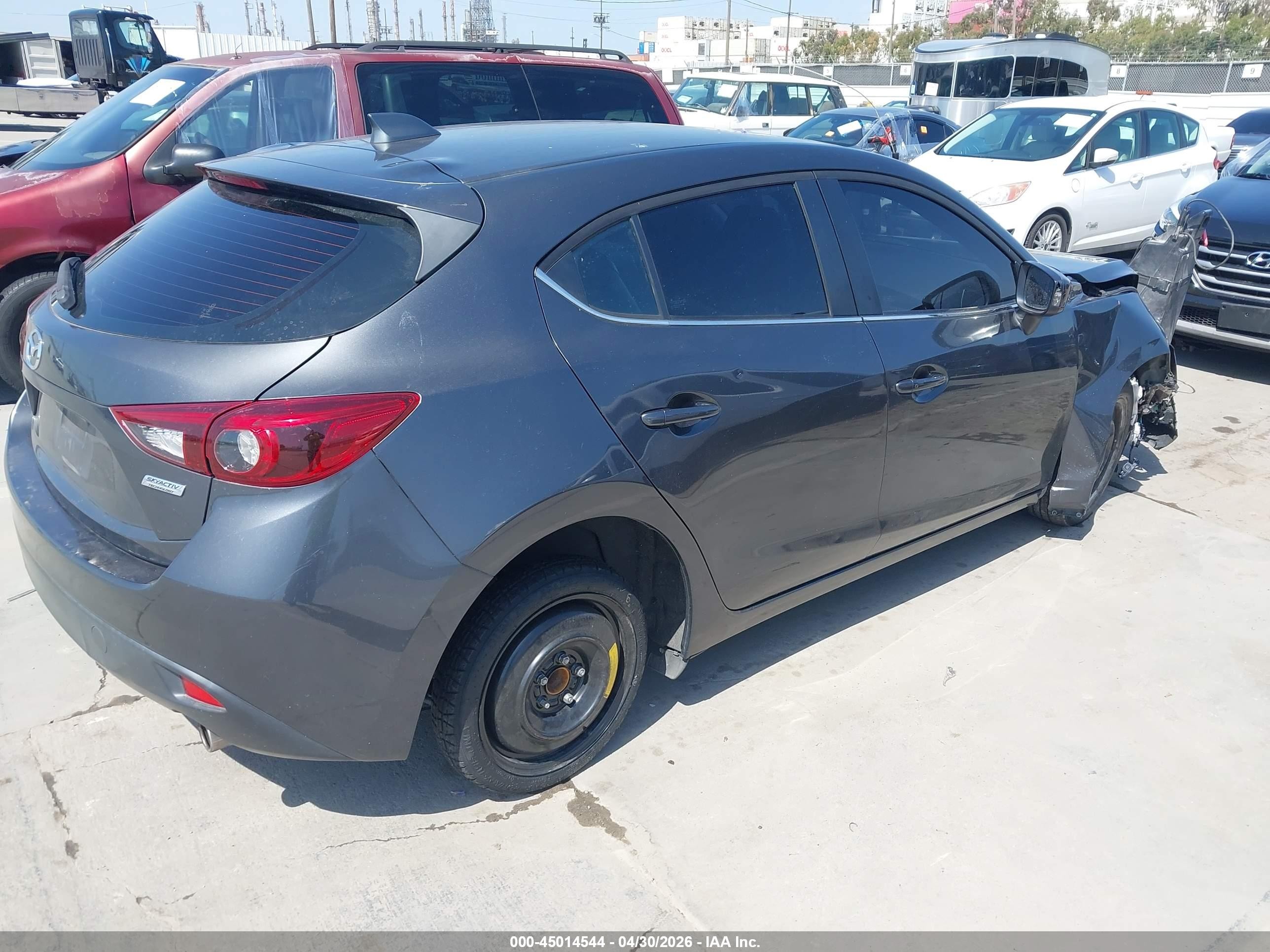2014 Mazda Mazda3 S Grand Touring Gray vin: JM1BM1M39E1212470