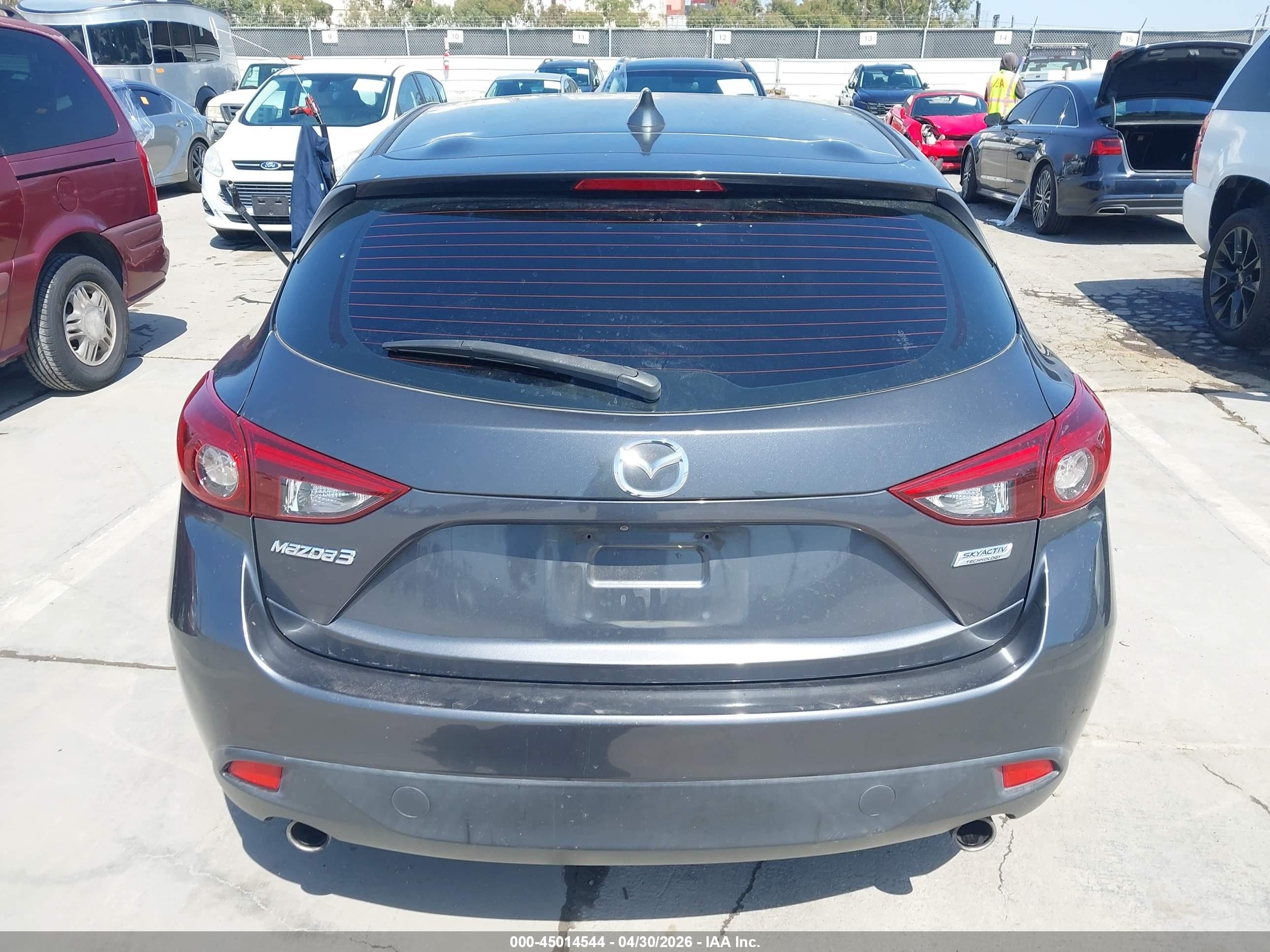 2014 Mazda Mazda3 S Grand Touring Gray vin: JM1BM1M39E1212470