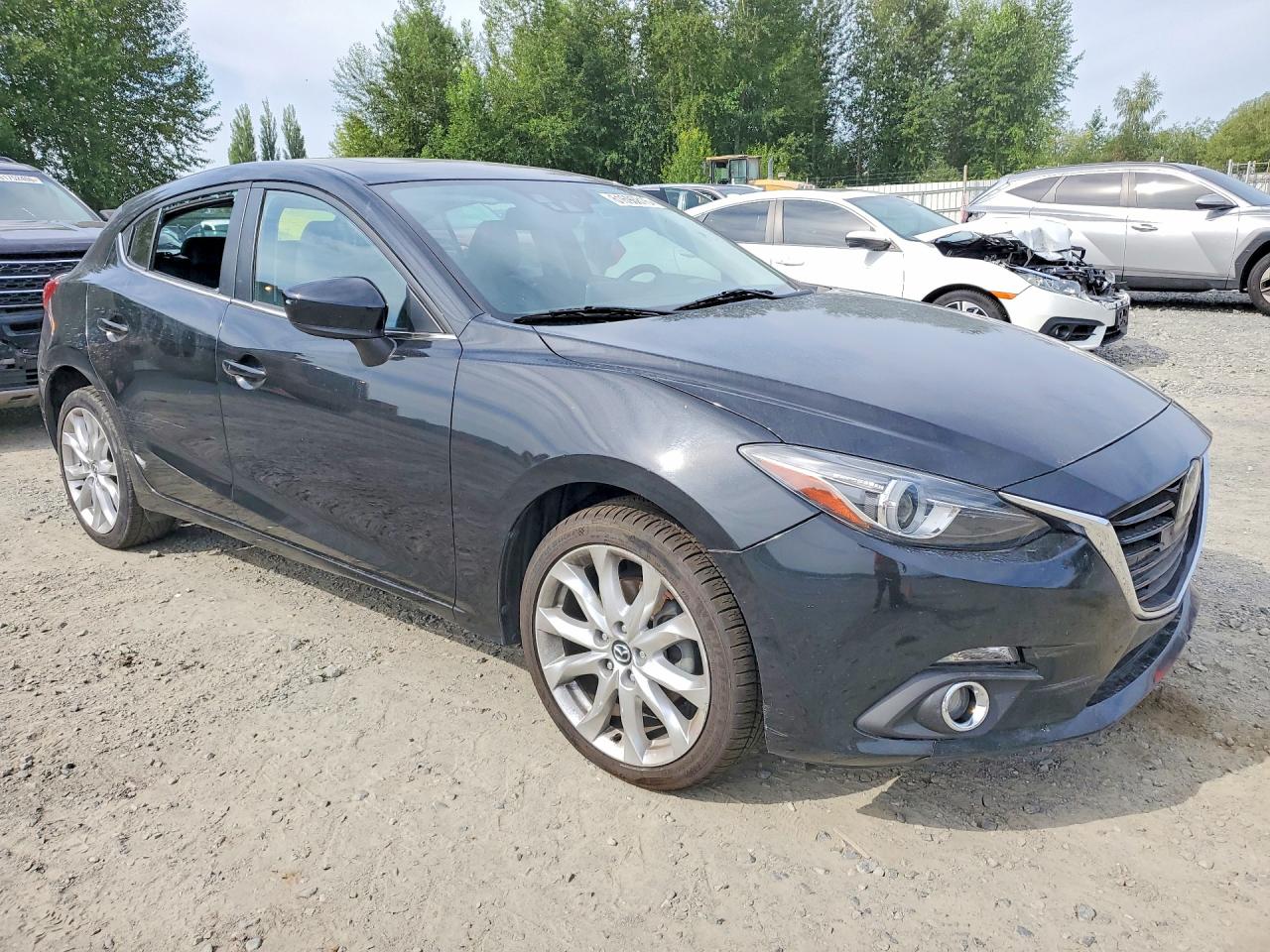 2015 Mazda 3 Grand Touring Black vin: JM1BM1M39F1233711