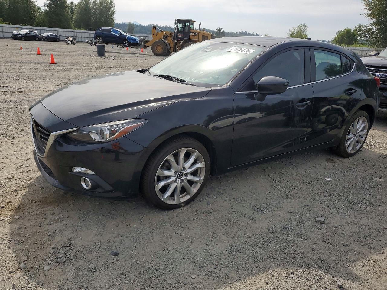 2015 Mazda 3 Grand Touring Black vin: JM1BM1M39F1233711