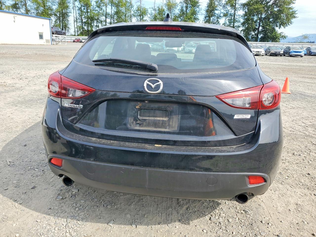 2015 Mazda 3 Grand Touring Black vin: JM1BM1M39F1233711