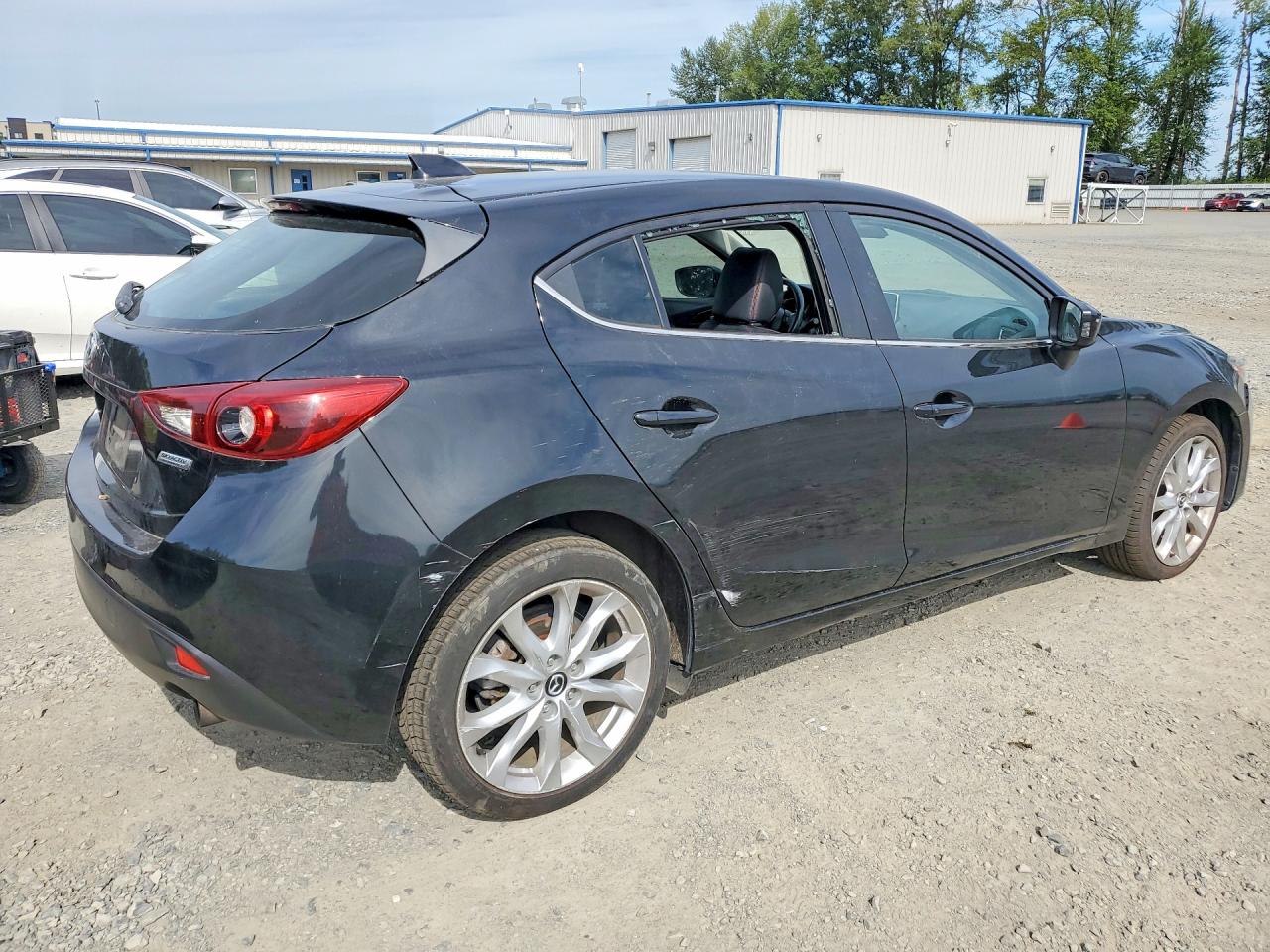 2015 Mazda 3 Grand Touring Black vin: JM1BM1M39F1233711